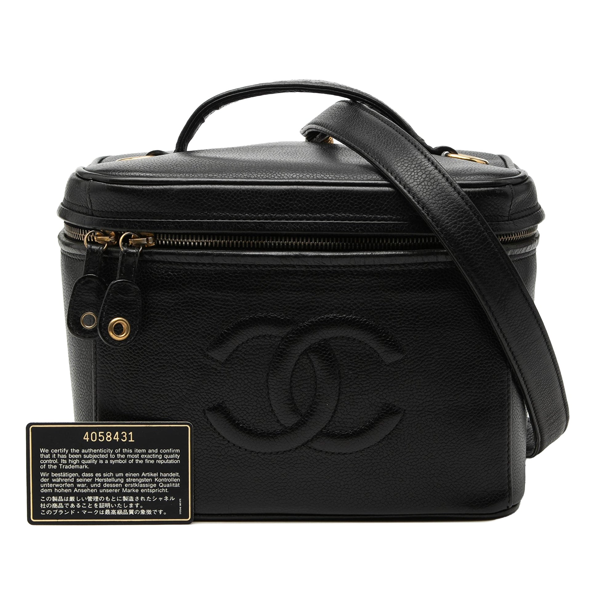 Chanel CC Caviar Vanity Bag