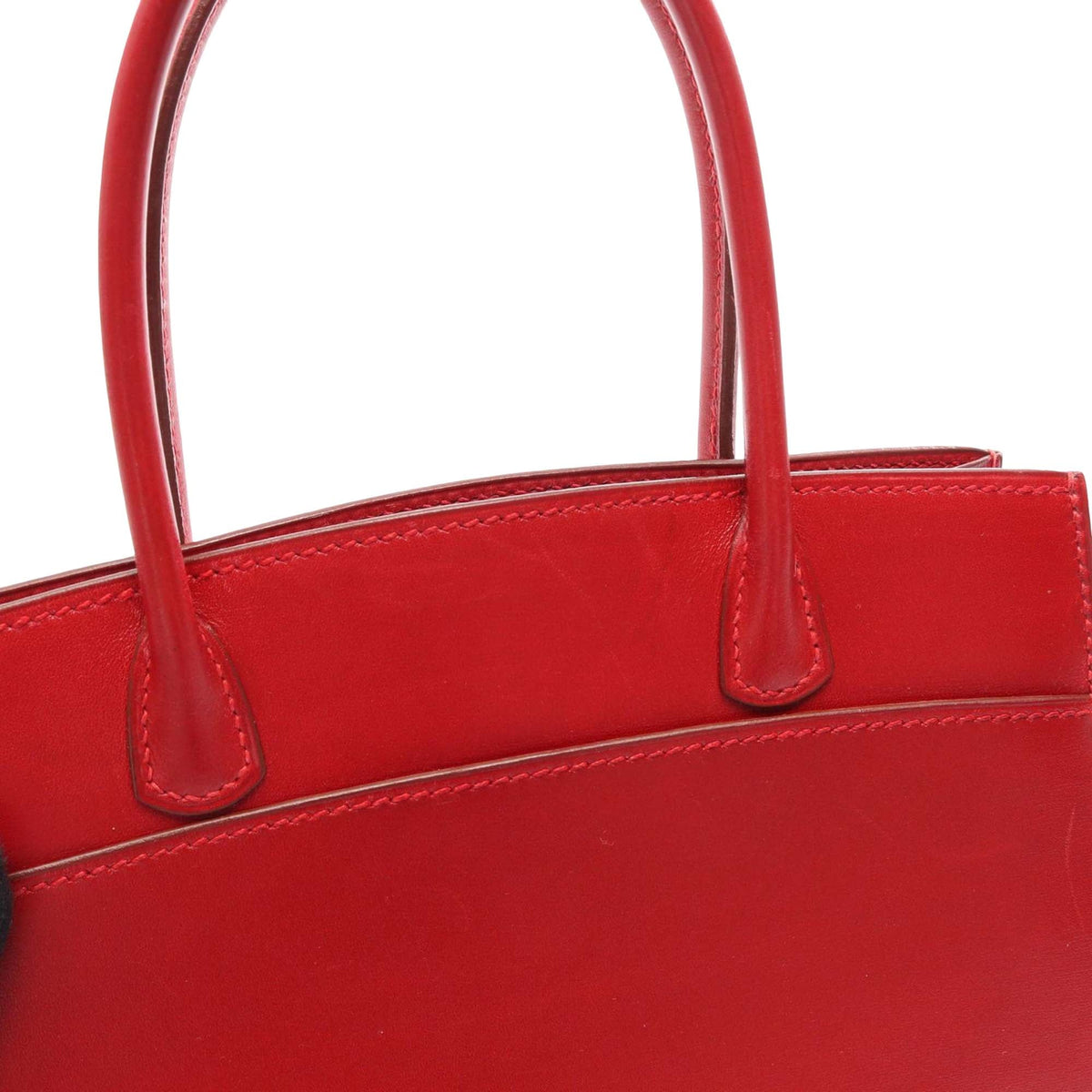 Hermès Box Calf White Bus TPM