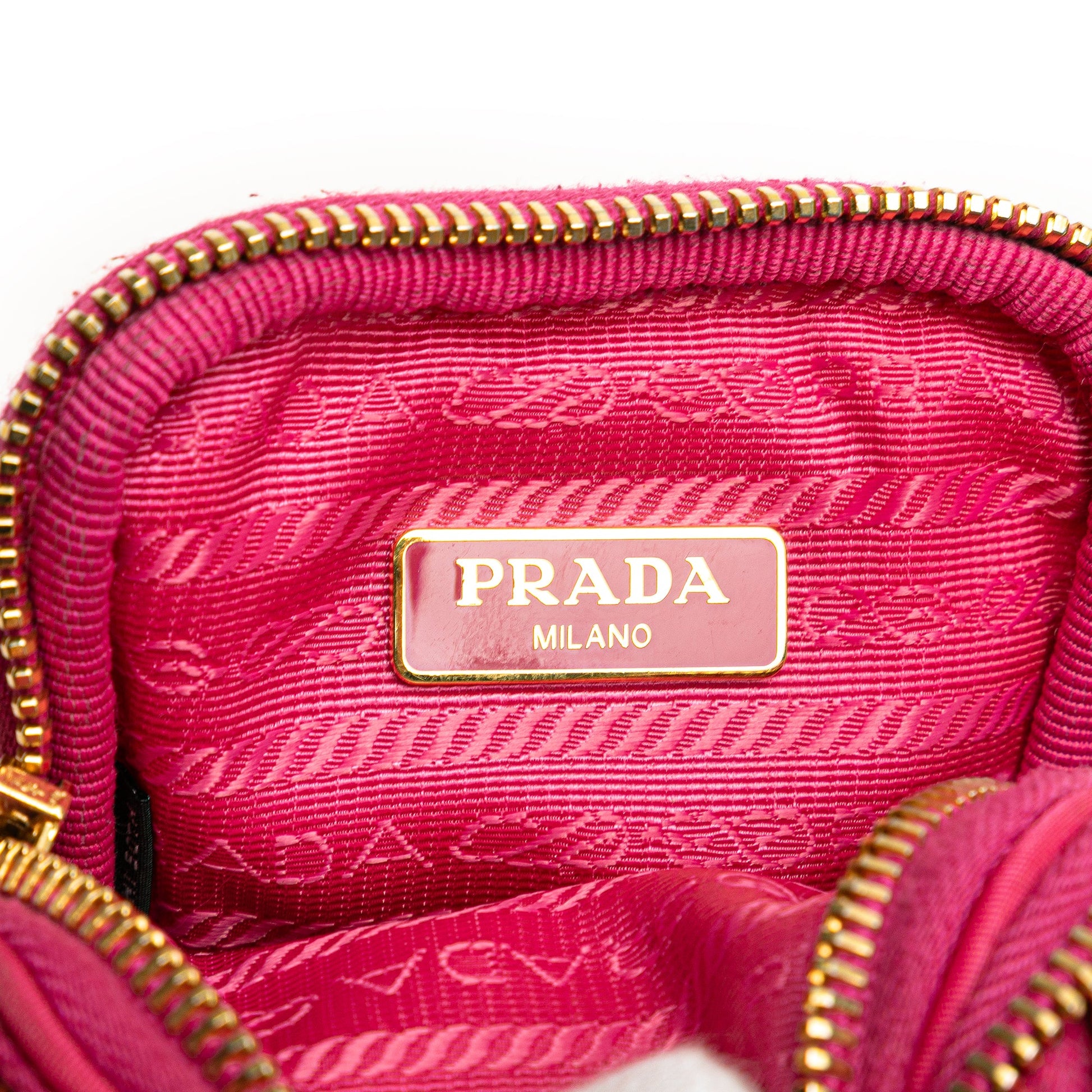 Prada Tessuto Double Zip Phone Case