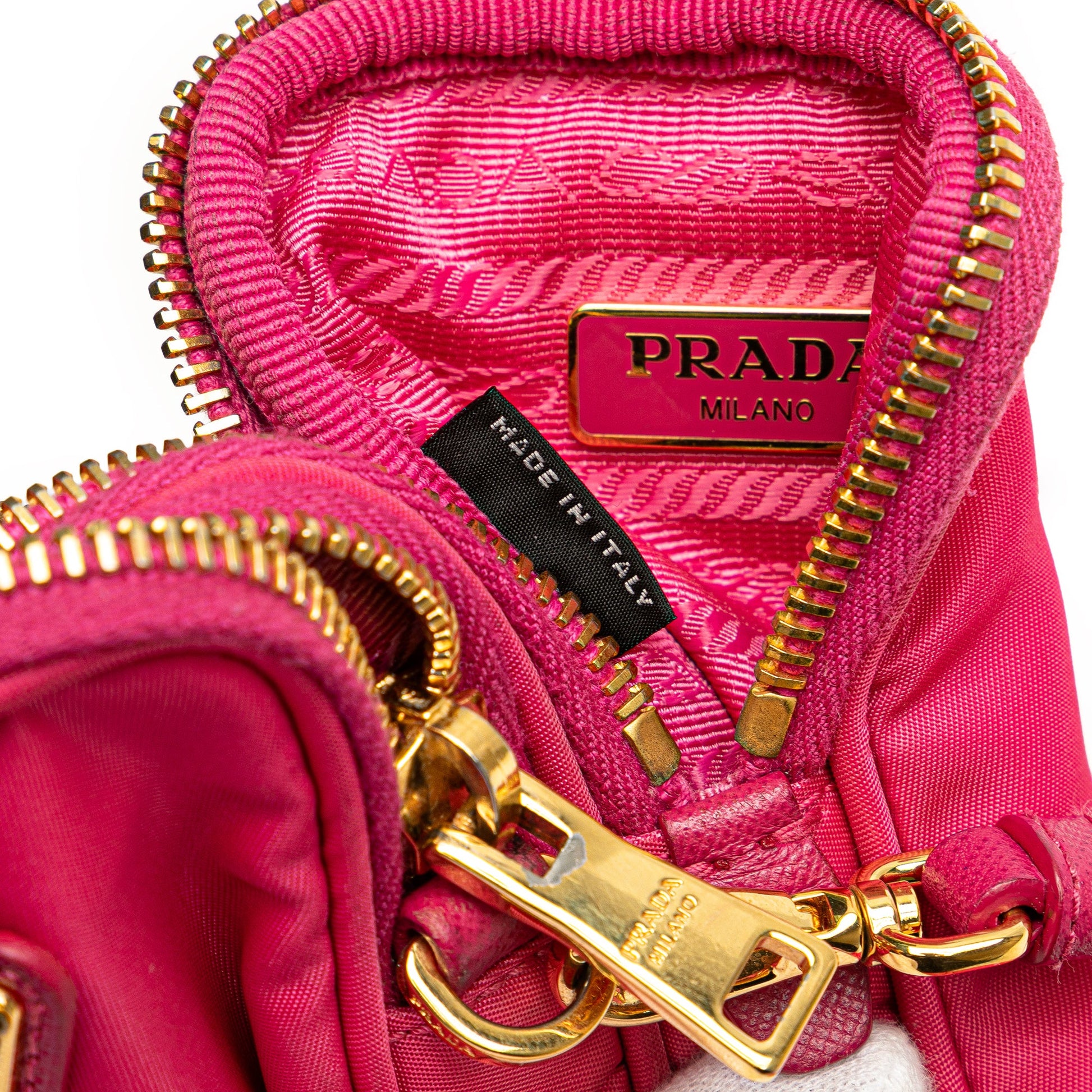 Prada Tessuto Double Zip Phone Case