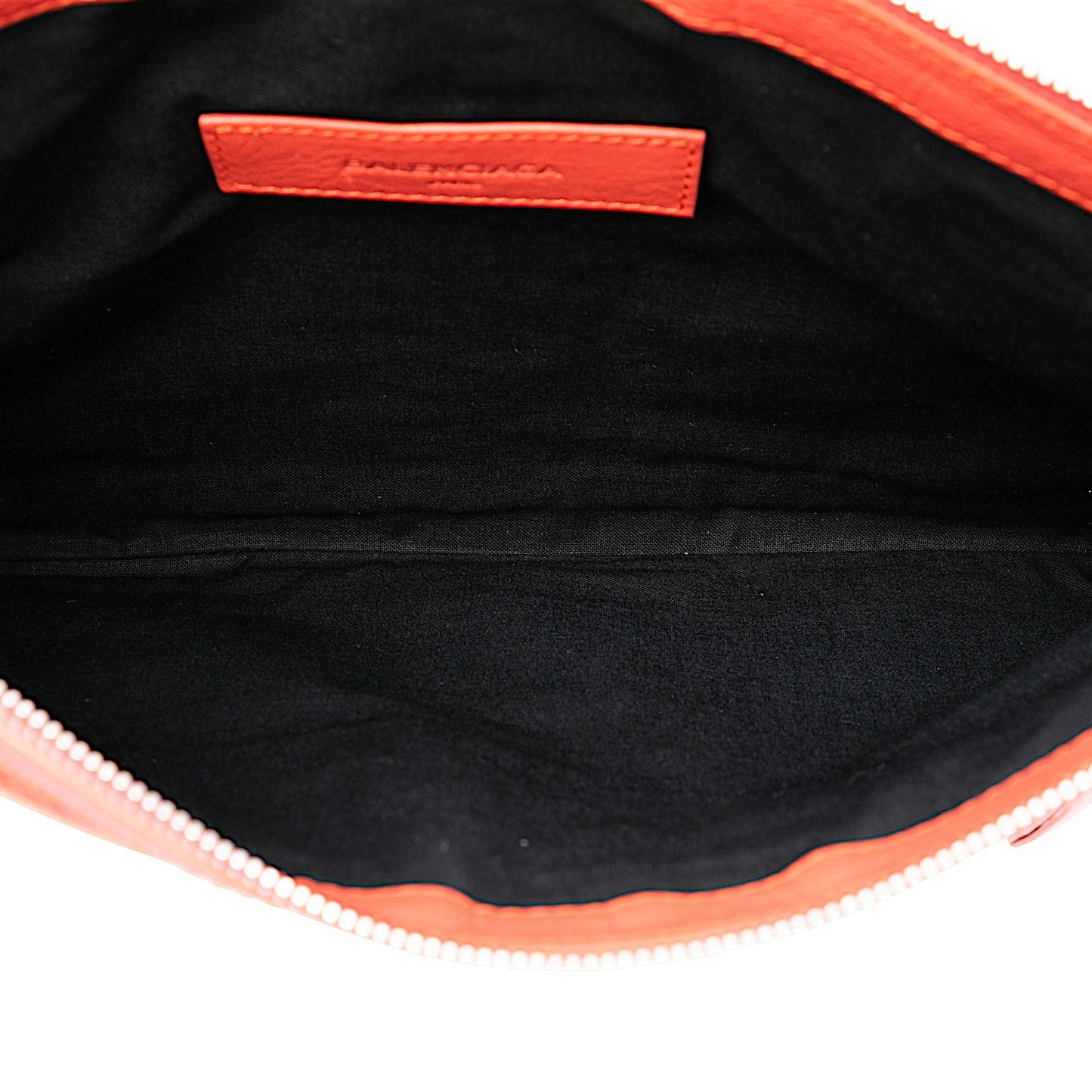 Balenciaga Lambskin Motocross Classic Clip M Clutch