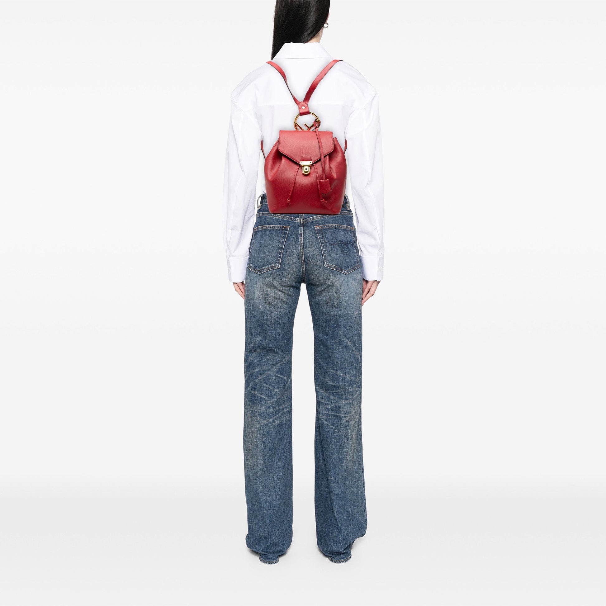 Fendi Leather F is Fendi Backpack