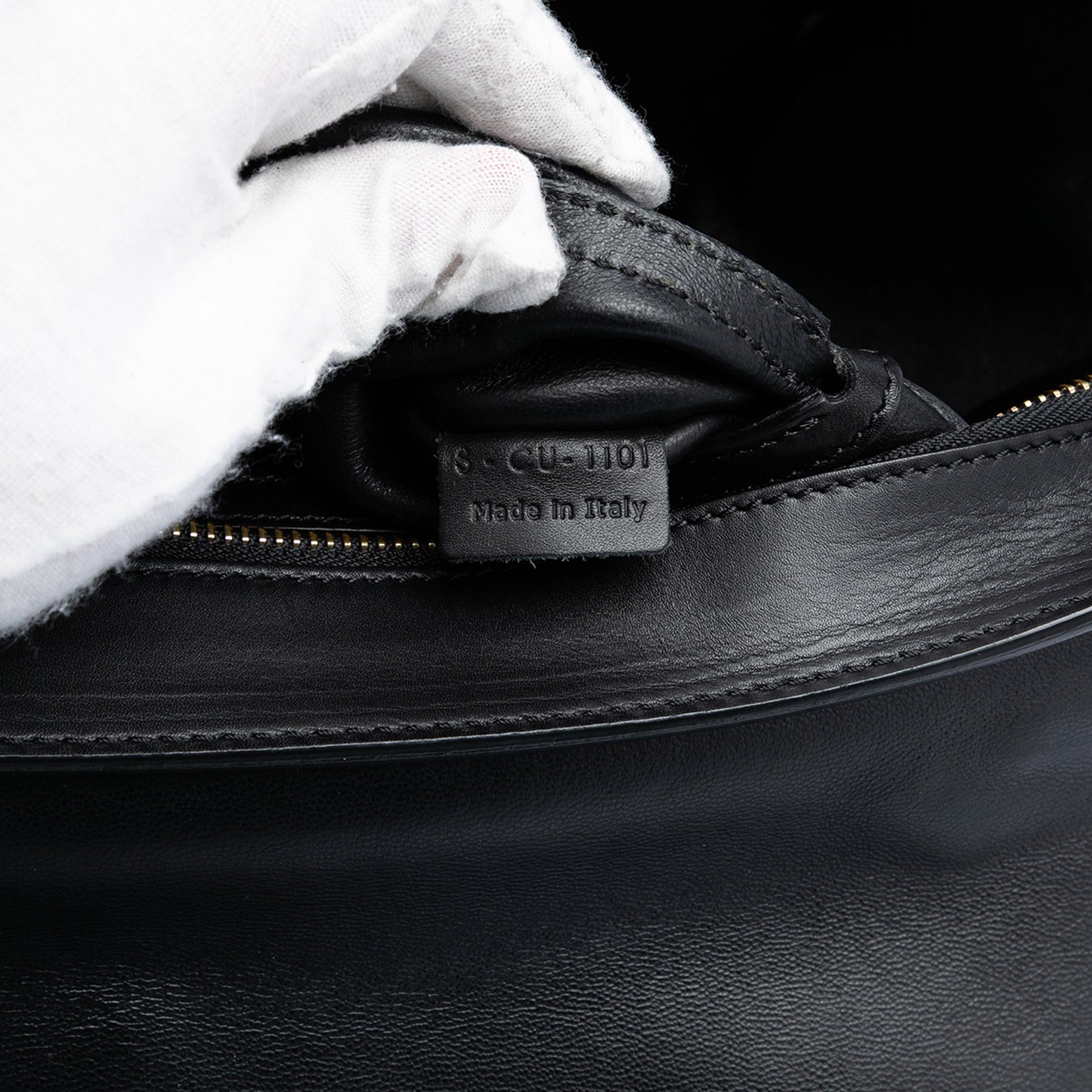 Celine Medium Tricolor Calfskin and Suede Trapeze Satchel