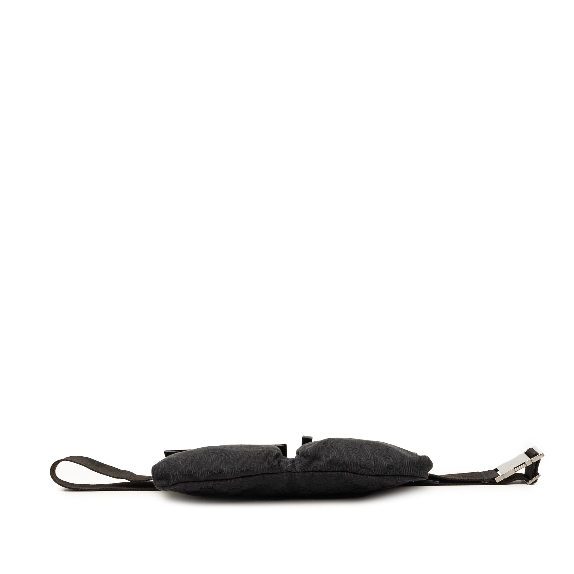 Gucci GG Canvas Double Pocket Belt Bag