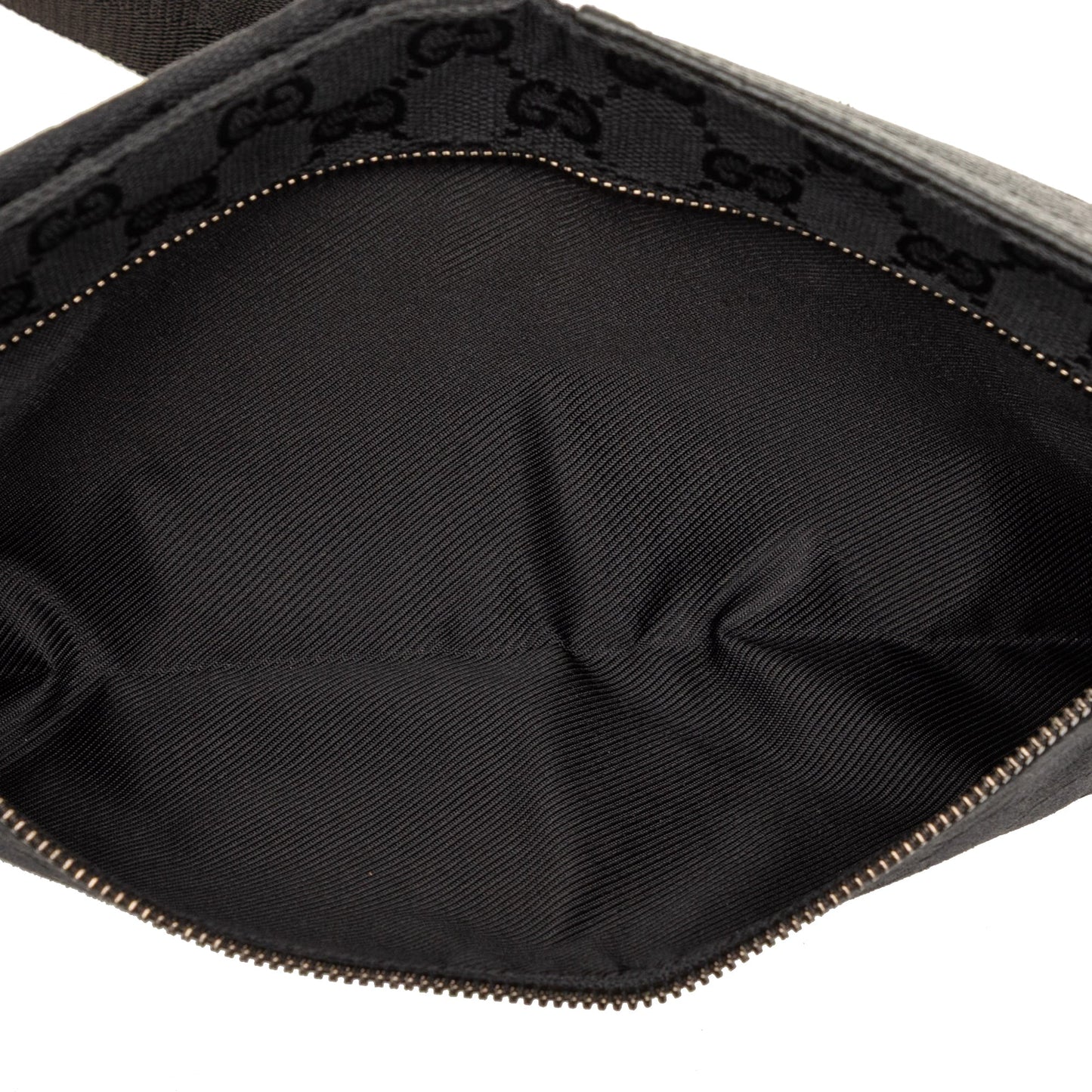 Gucci GG Canvas Double Pocket Belt Bag
