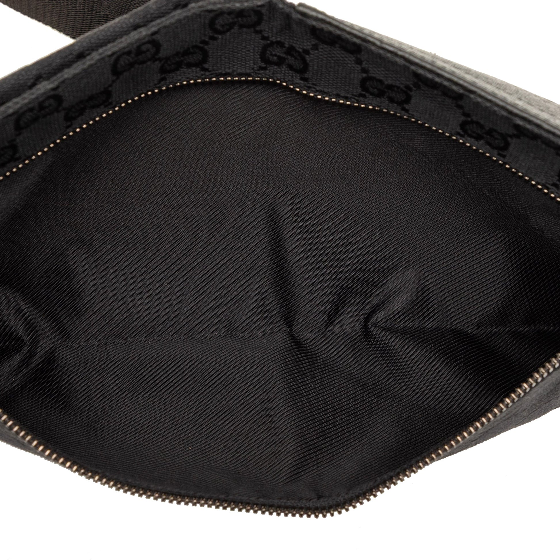 Gucci GG Canvas Double Pocket Belt Bag