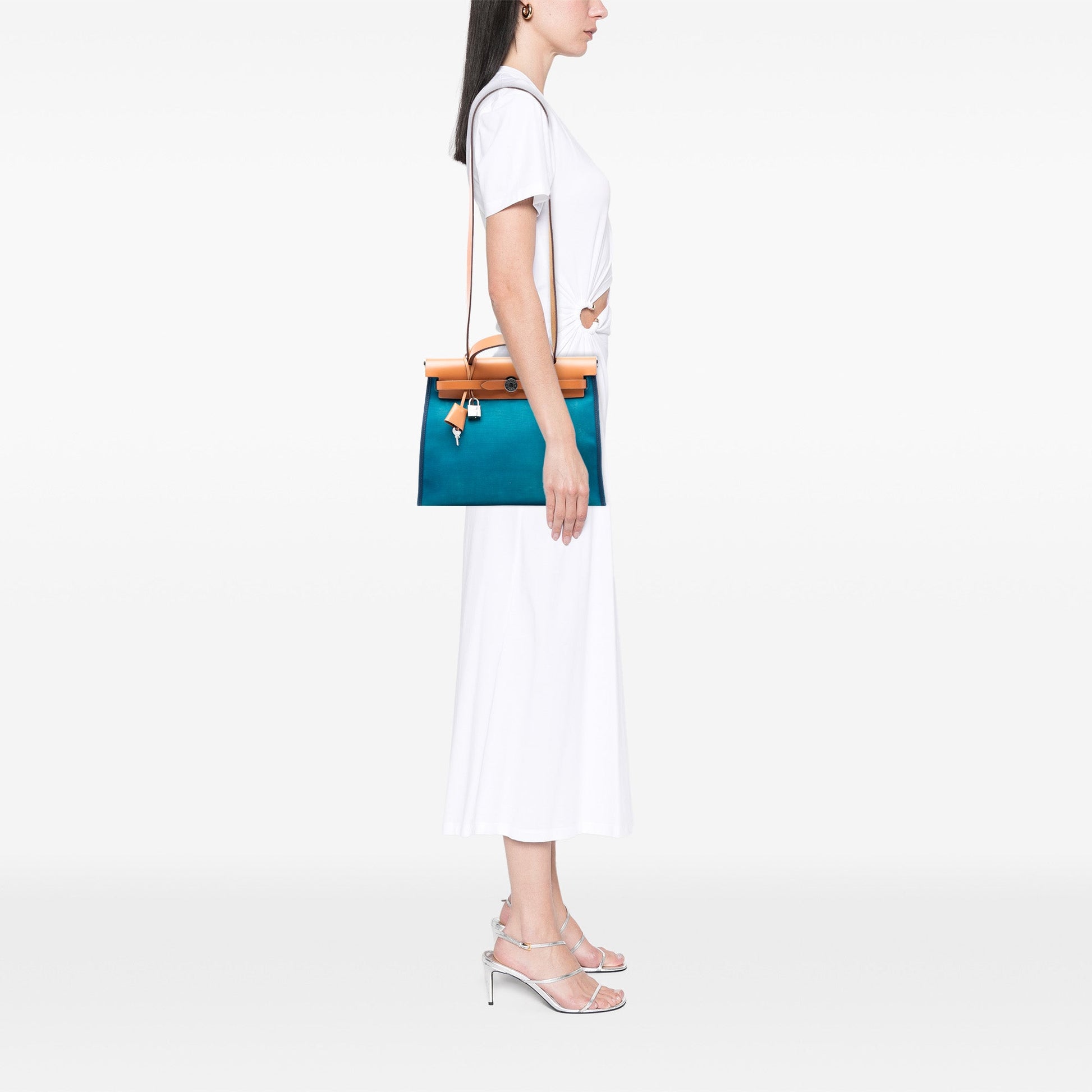 Hermès Toile Herbag Zip 31