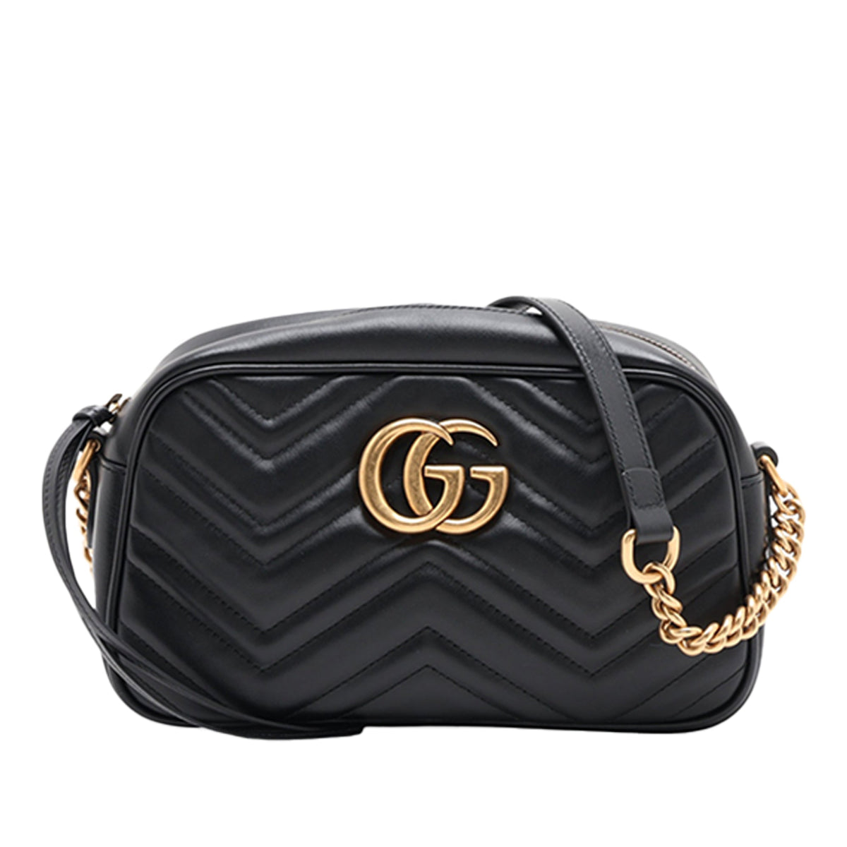 Gucci Small GG Marmont Matelasse Calfskin Crossbody