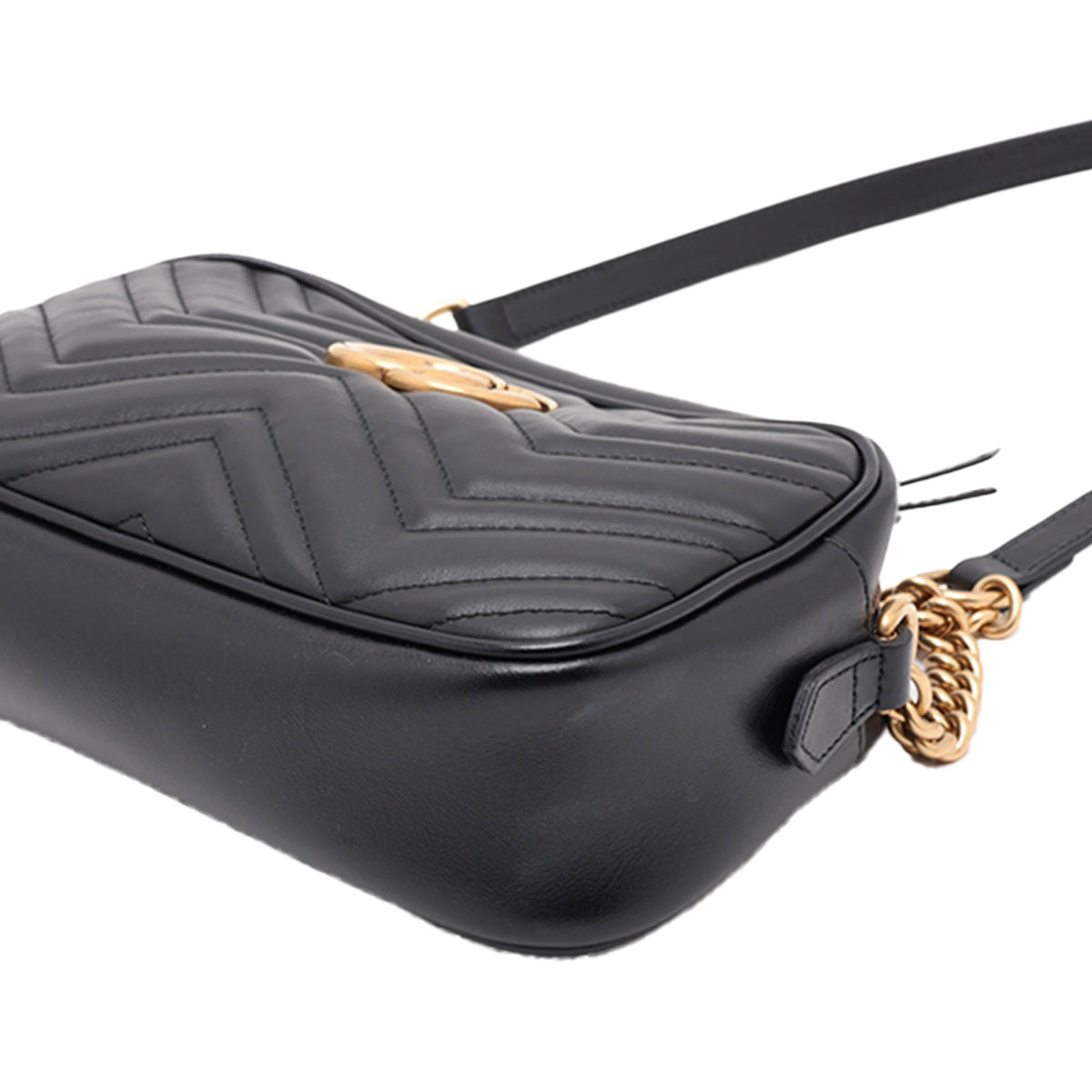 Gucci Small GG Marmont Matelasse Calfskin Crossbody