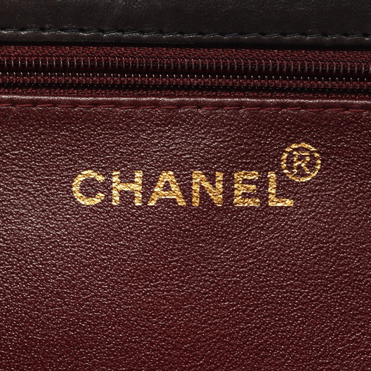 Chanel Quilted Lambskin Single Flap — Black