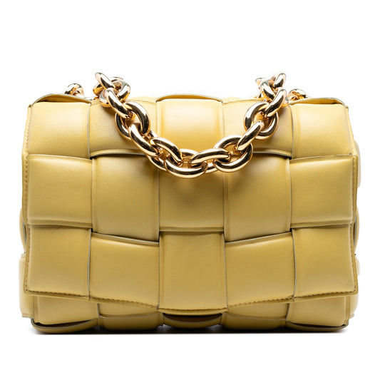 Bottega Veneta Nappa Intrecciato Padded Chain Cassette Satchel