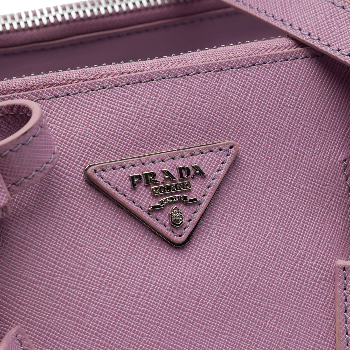 Prada Medium Saffiano Twin Pocket Satchel