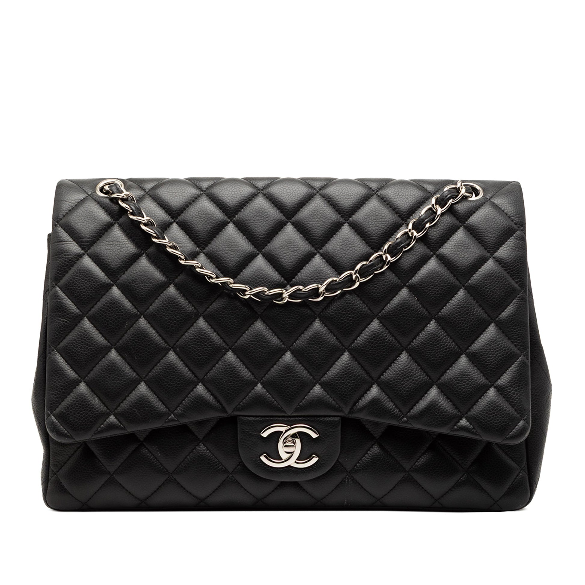 Chanel Maxi Classic Caviar Double Flap