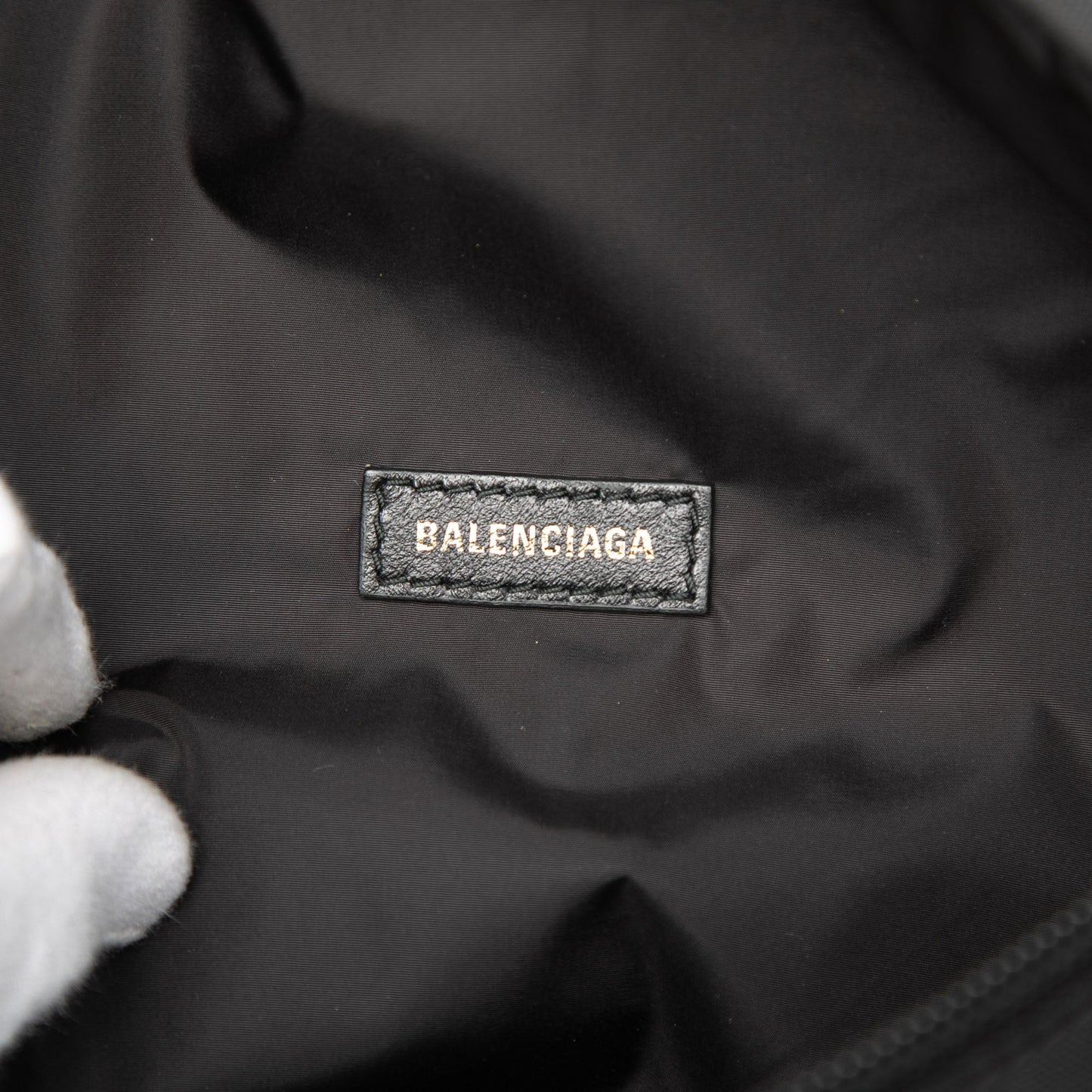 Balenciaga Nylon Logo Wheel Belt Bag