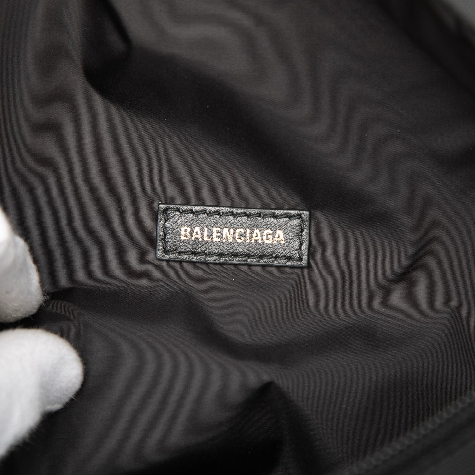 Balenciaga Nylon Logo Wheel Belt Bag
