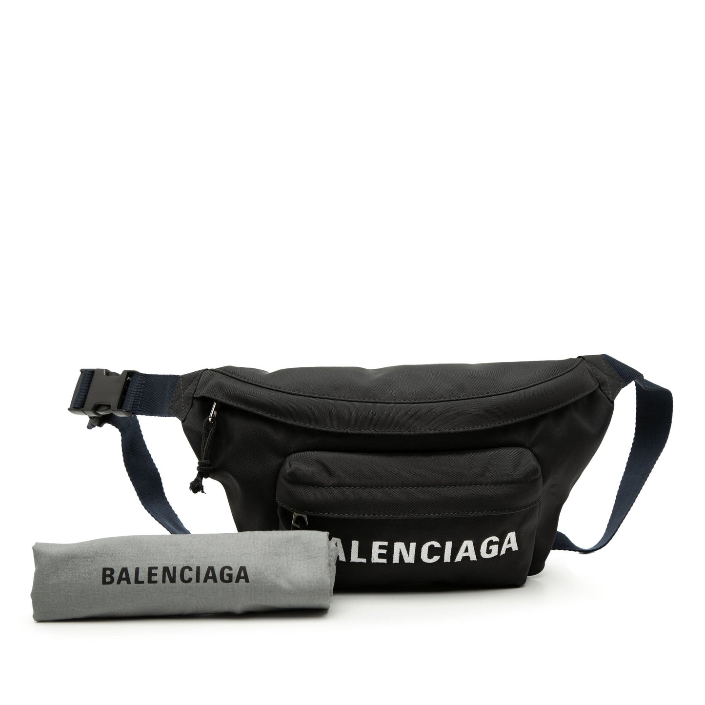 Balenciaga Nylon Logo Wheel Belt Bag