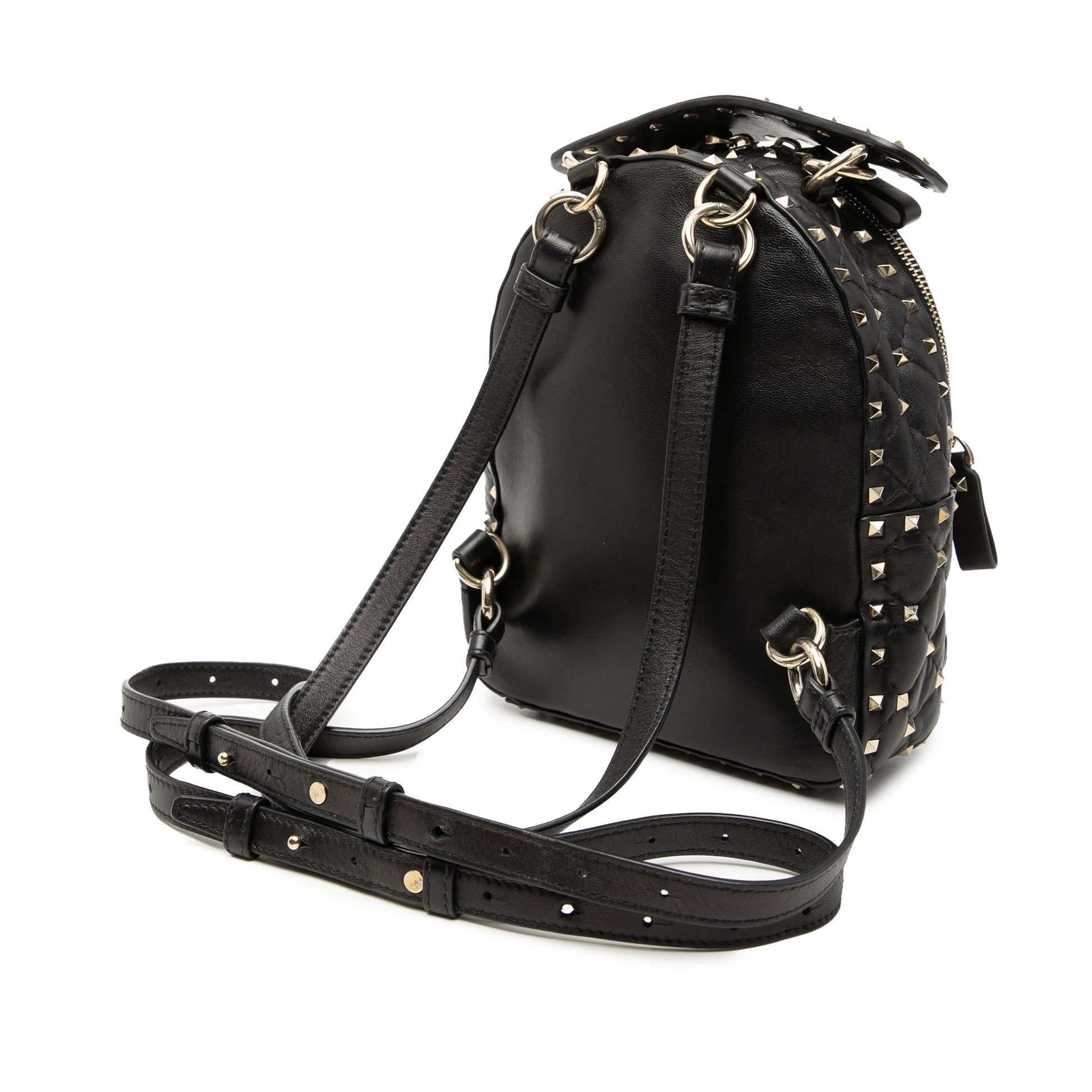 Valentino Mini Nappa Rockstud Spike Backpack