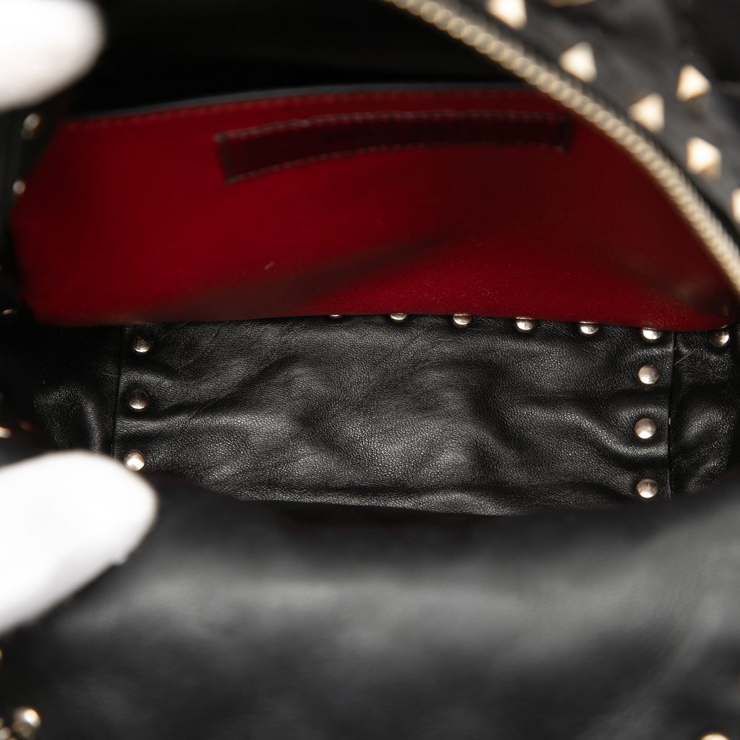 Valentino Mini Nappa Rockstud Spike Backpack