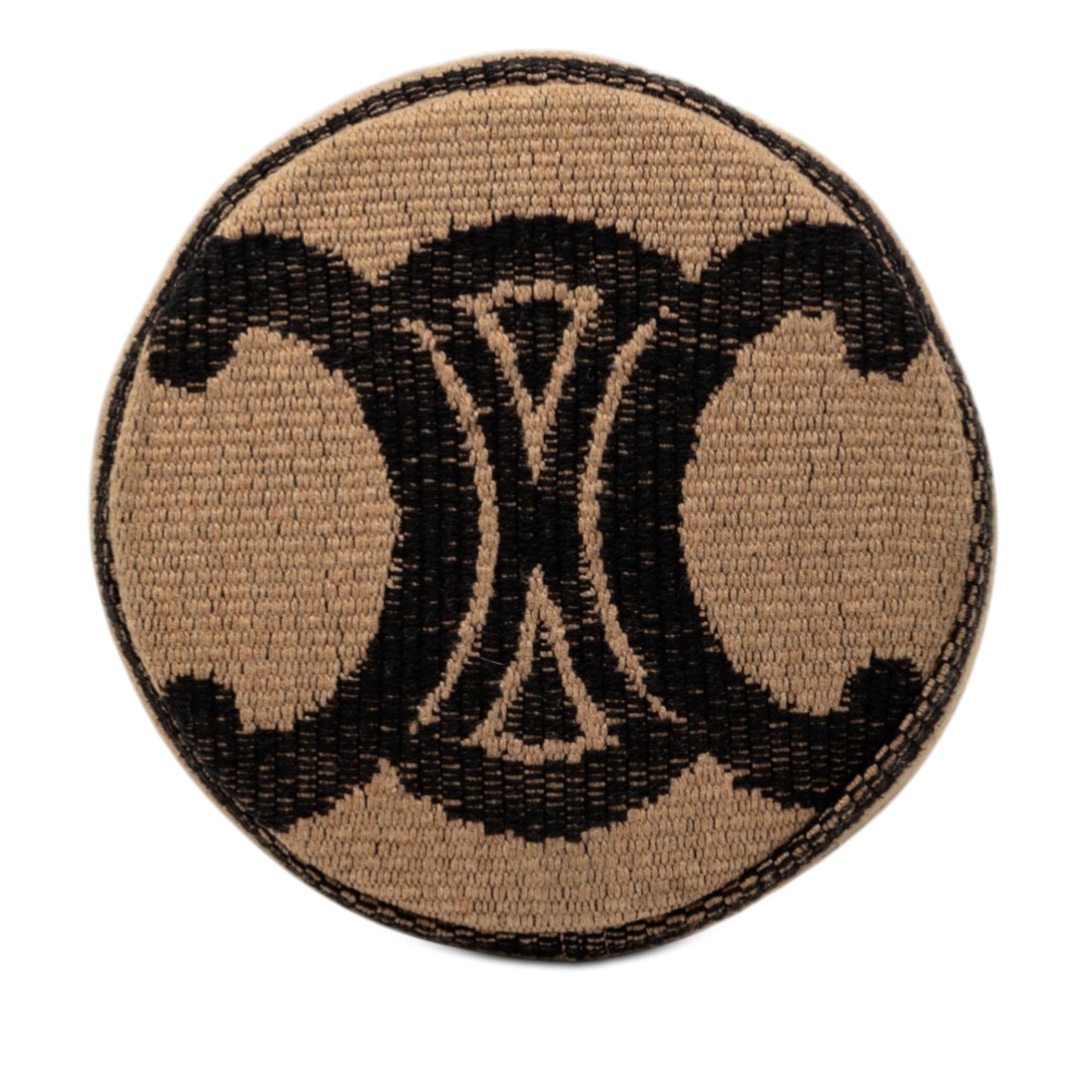 Celine Small Triomphe Raffia Drawstring Bucket Bag