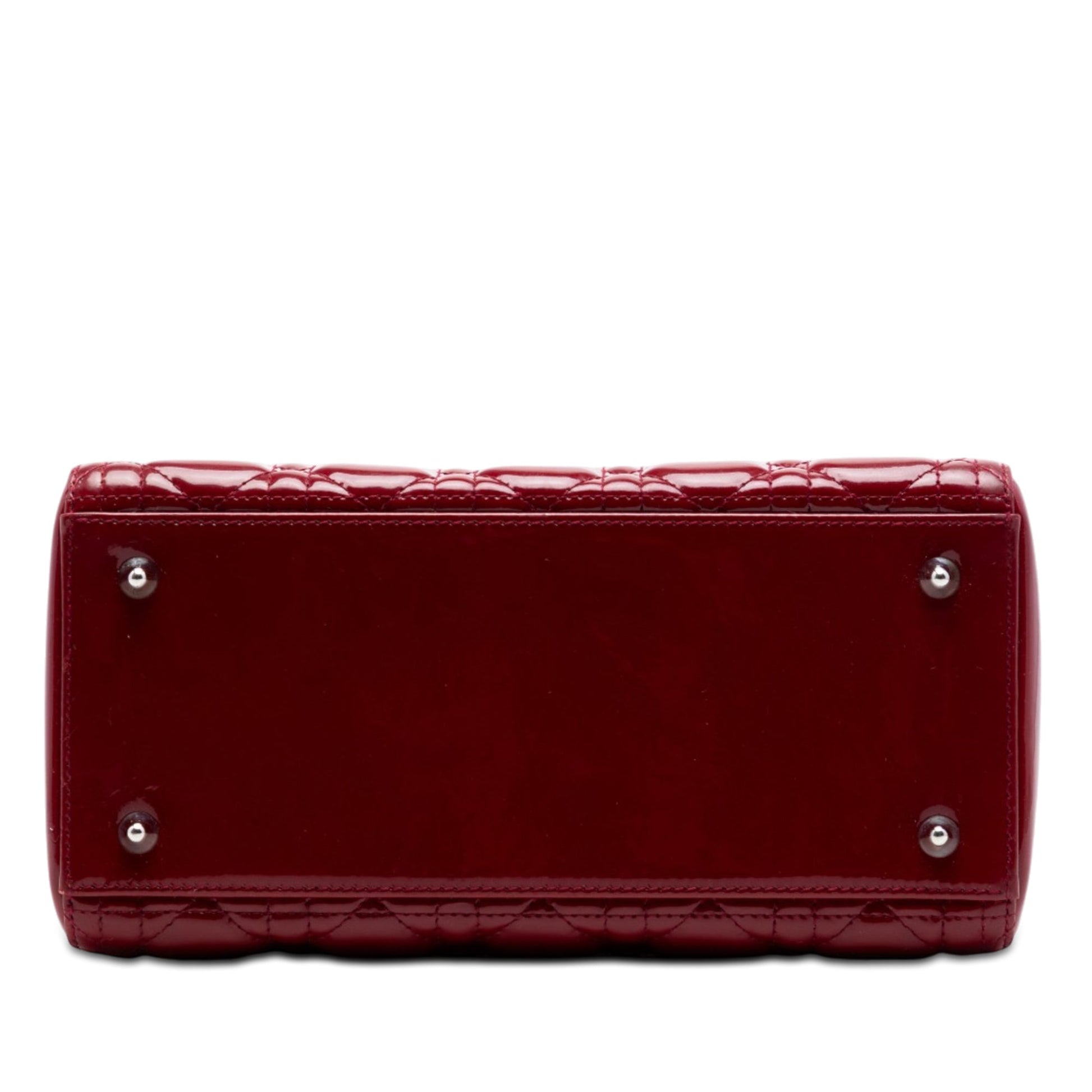 Dior Medium Patent Cannage Lady Dior