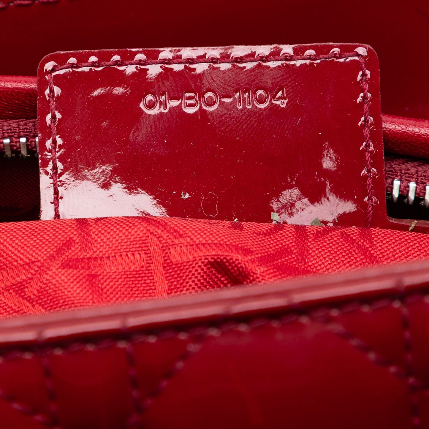 Dior Medium Patent Cannage Lady Dior