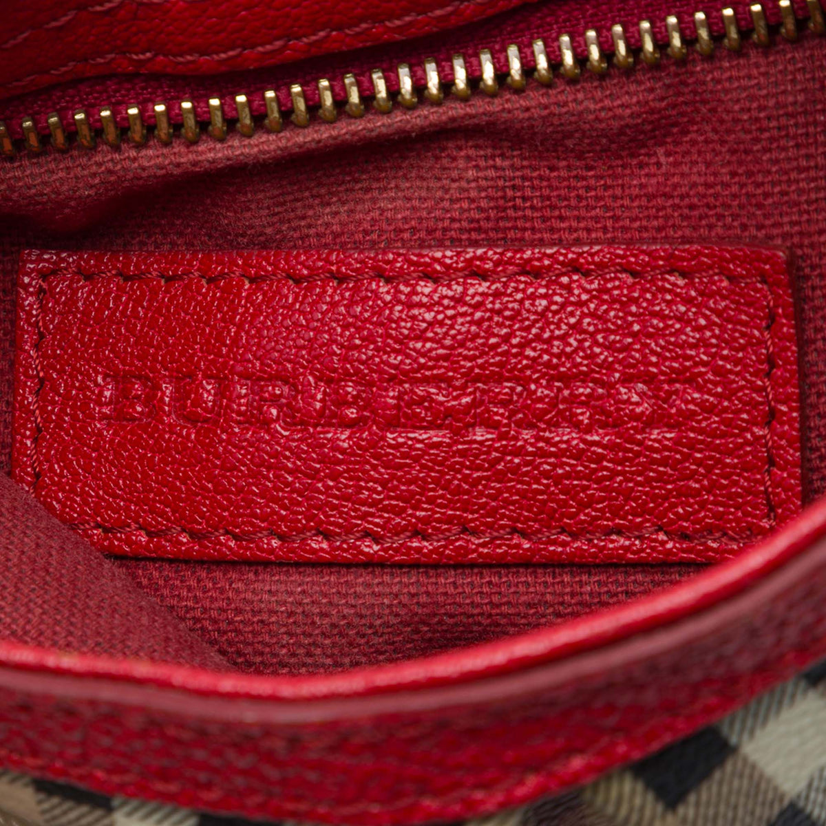Burberry Mini Haymarket Check Coated Canvas Hartham Crossbody