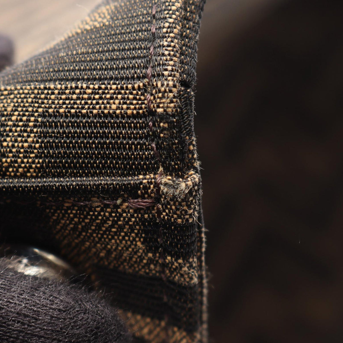 Fendi Zucca Canvas Vertical Satchel — Brown