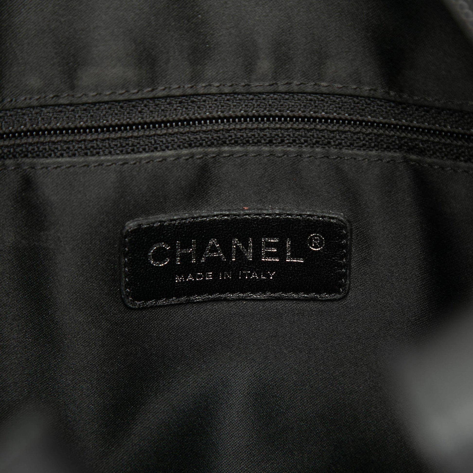 Chanel Large Quilted Canvas Paris Biarritz Tote