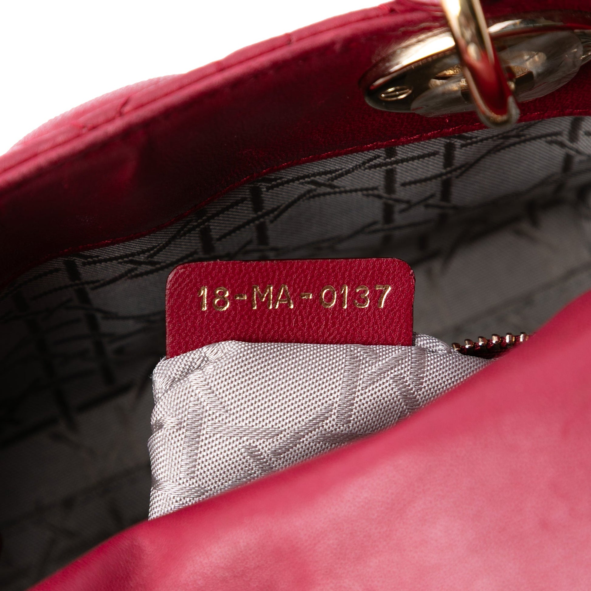 Dior Mini Lambskin Cannage Lady Dior