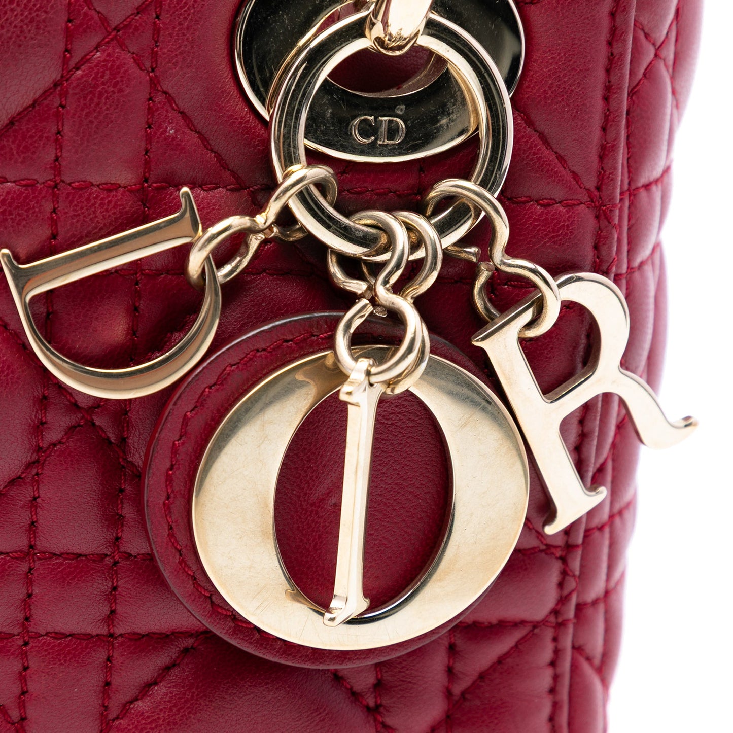 Dior Mini Lambskin Cannage Lady Dior
