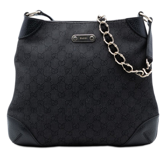 GG Denim Chain Shoulder Bag