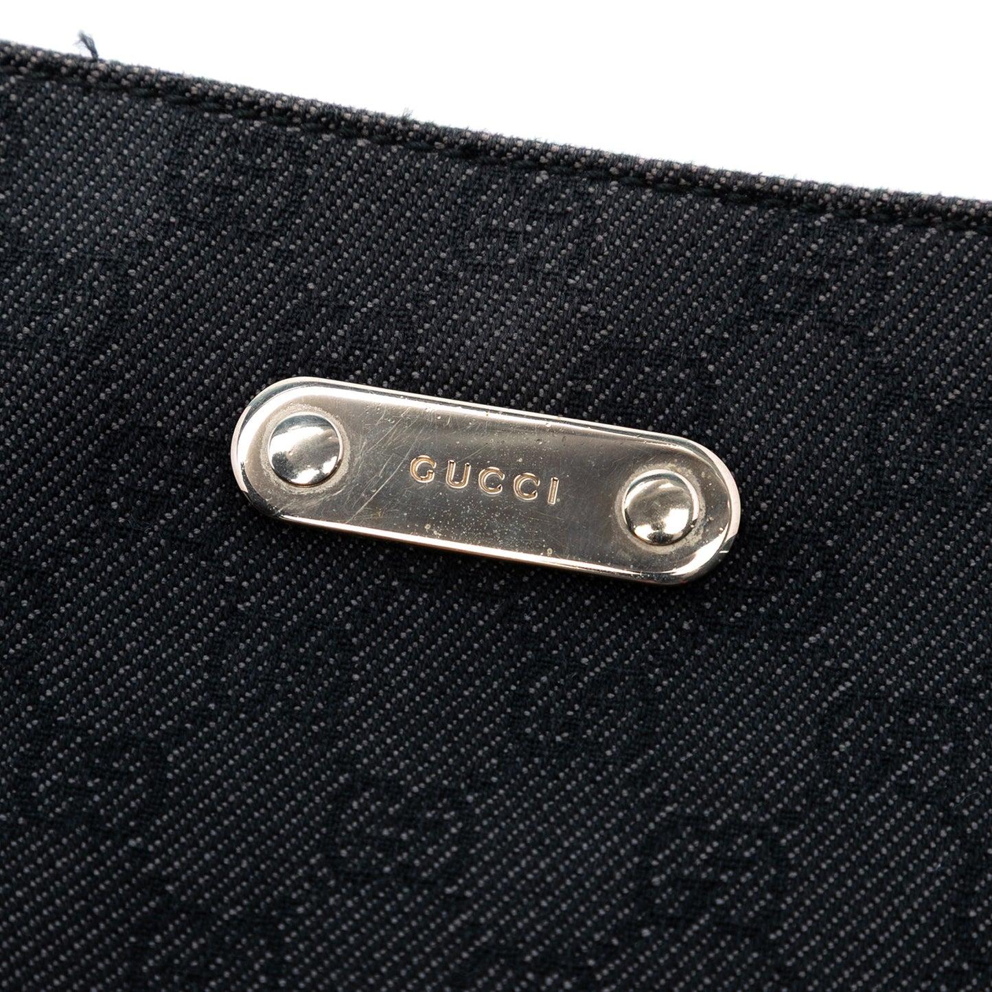 GG Denim Chain Shoulder Bag