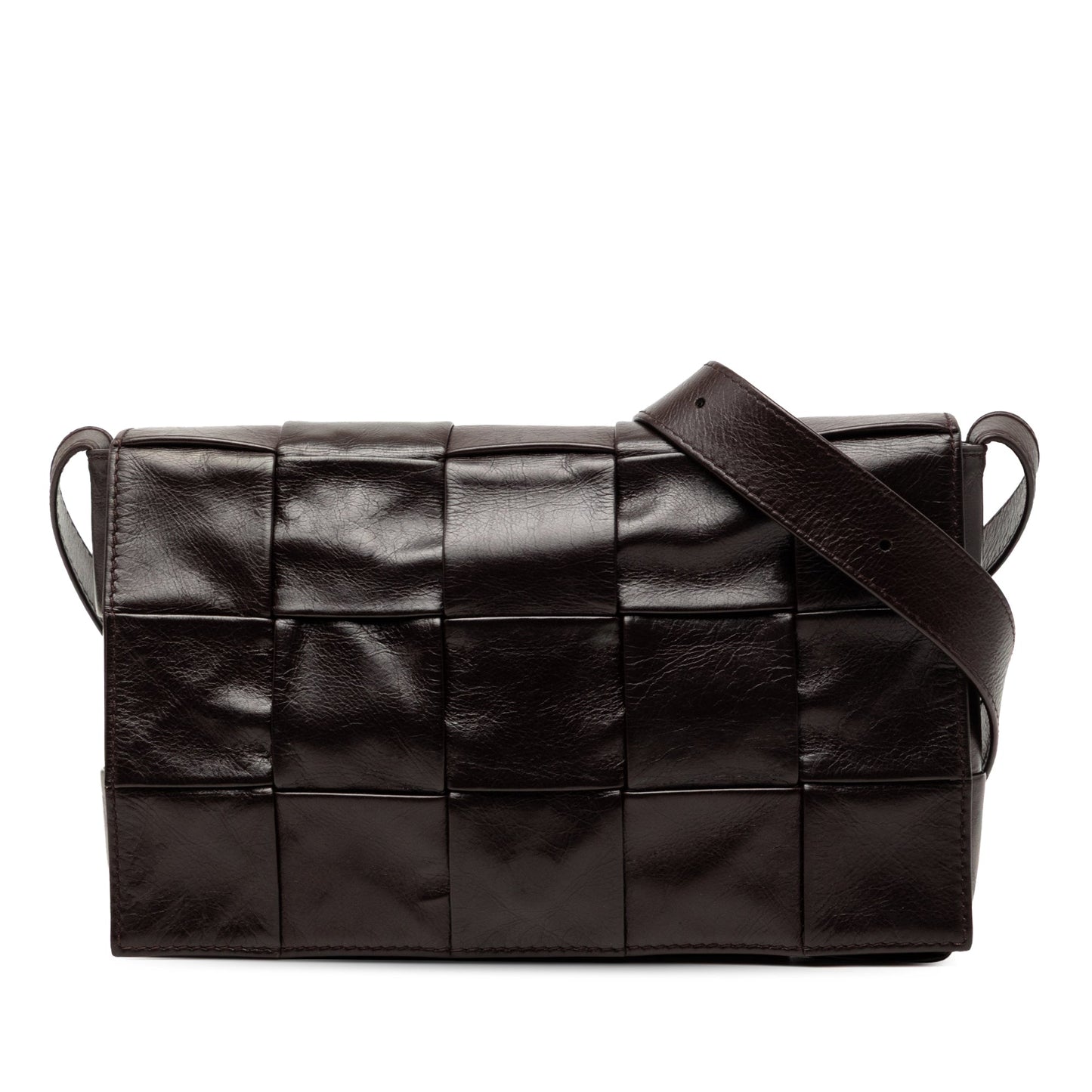 Bottega Veneta Paper Calfskin Intrecciato Cassette Crossbody