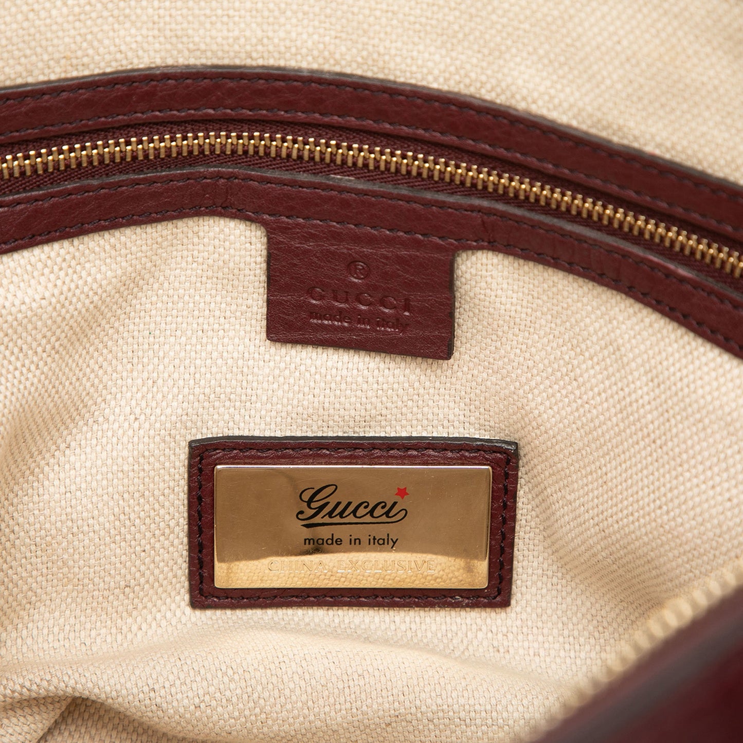 Gucci Small Calfskin Soho Cellarius Satchel