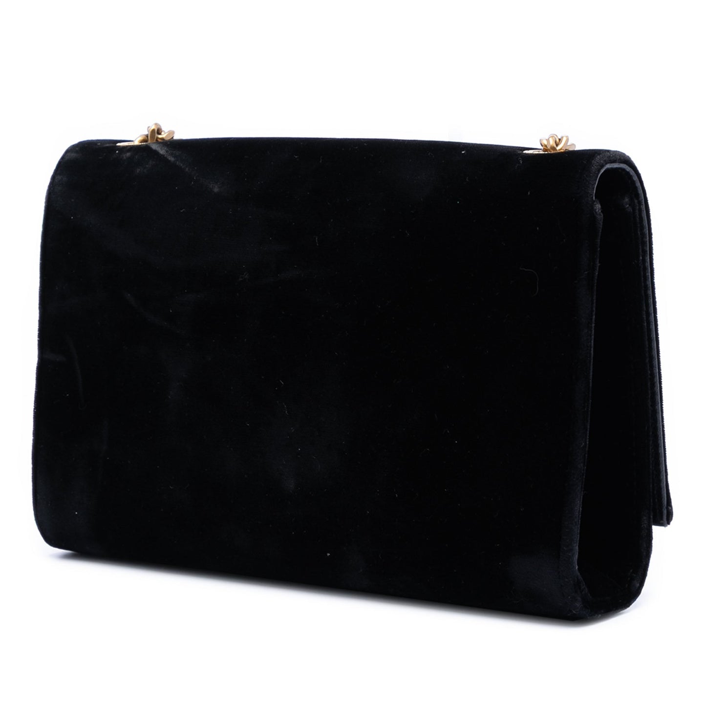 Saint Laurent Small Suede Monogram Kate Tassel Crossbody