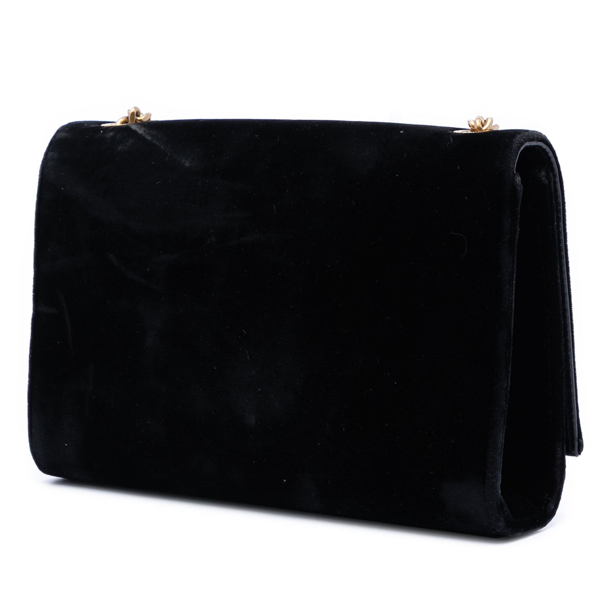 Saint Laurent Small Suede Monogram Kate Tassel Crossbody