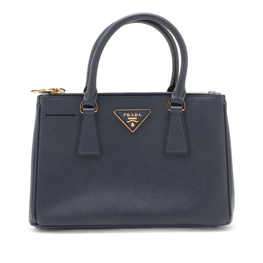Prada Small Saffiano Lux Galleria Double Zip Satchel