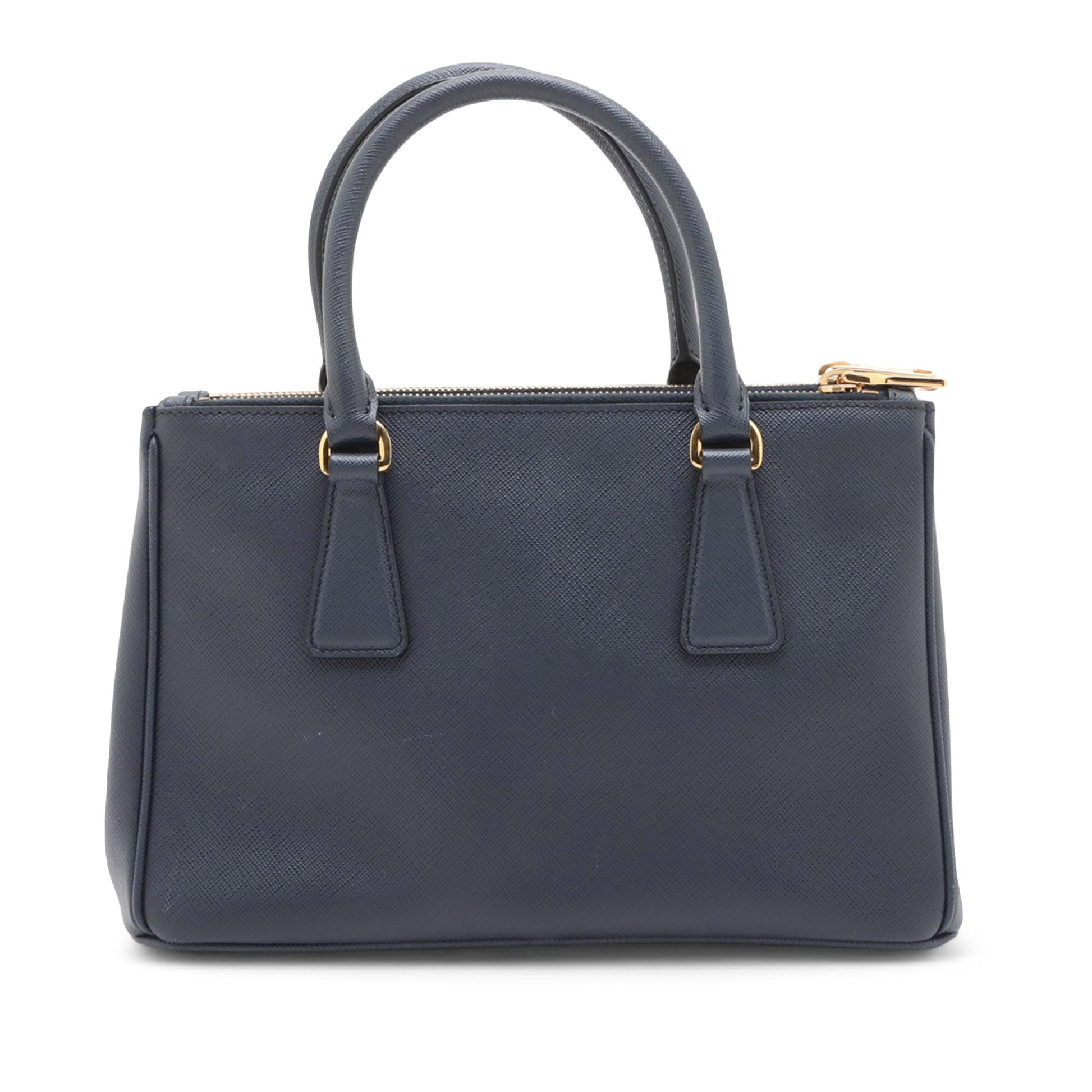 Prada Small Saffiano Lux Galleria Double Zip Satchel