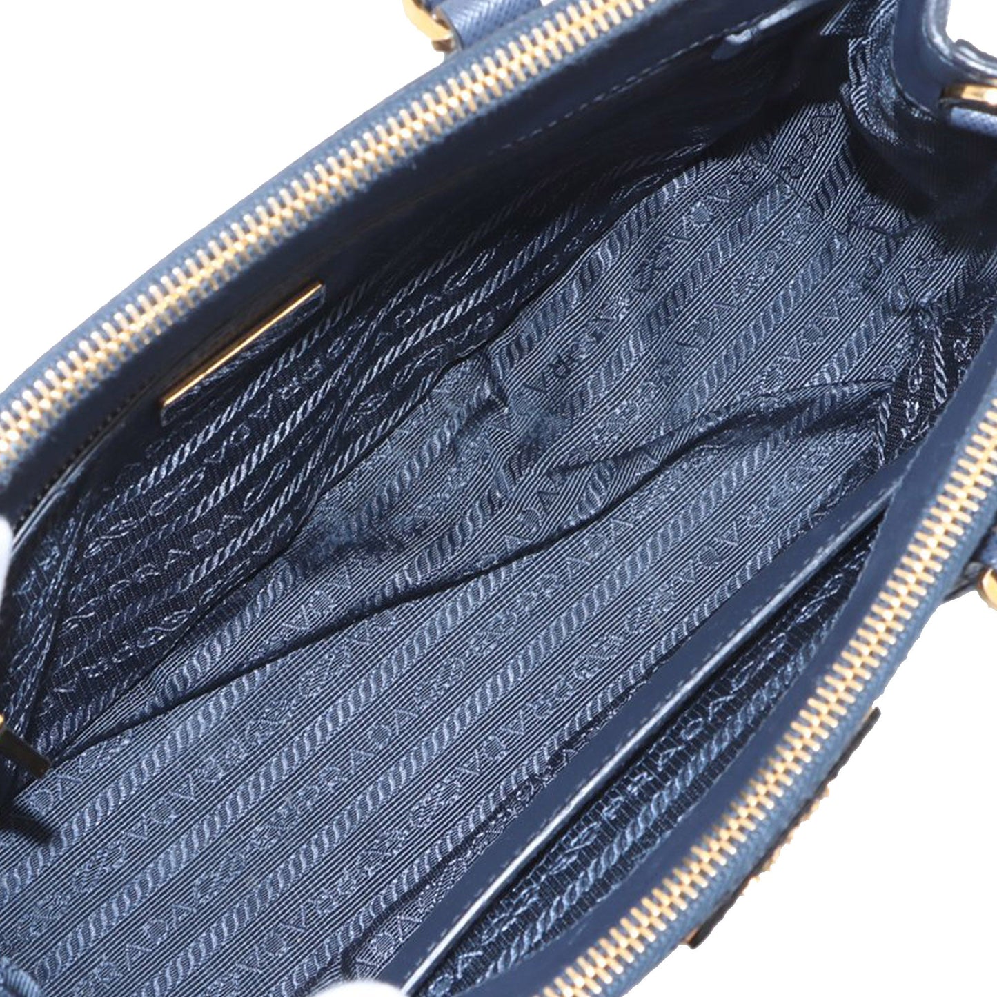 Prada Small Saffiano Lux Galleria Double Zip Satchel