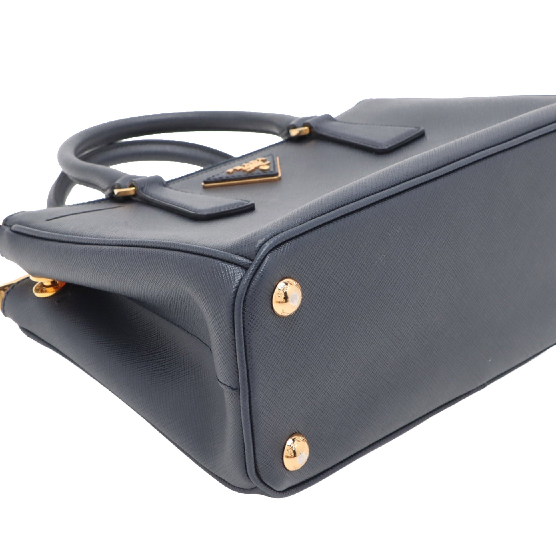 Prada Small Saffiano Lux Galleria Double Zip Satchel