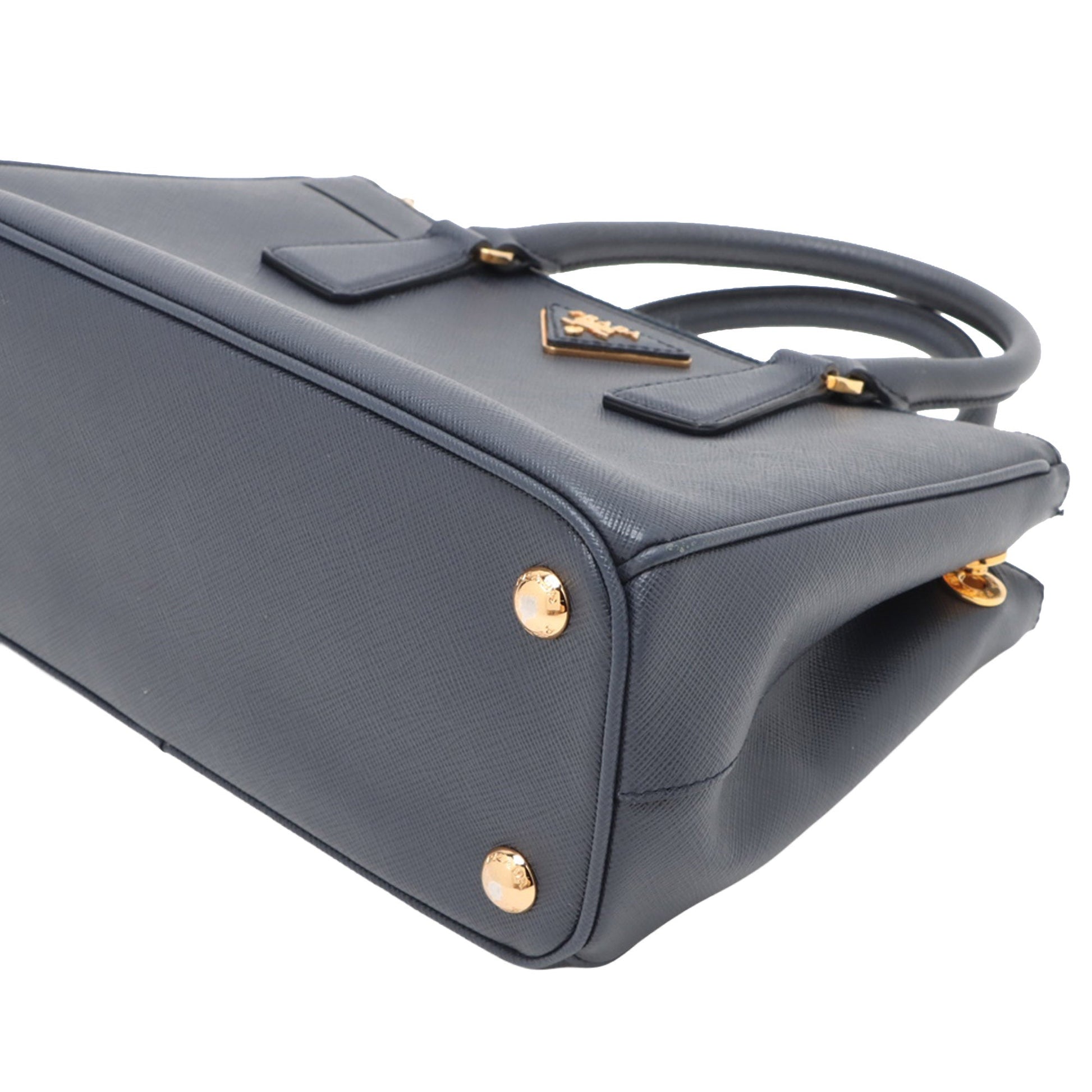 Prada Small Saffiano Lux Galleria Double Zip Satchel