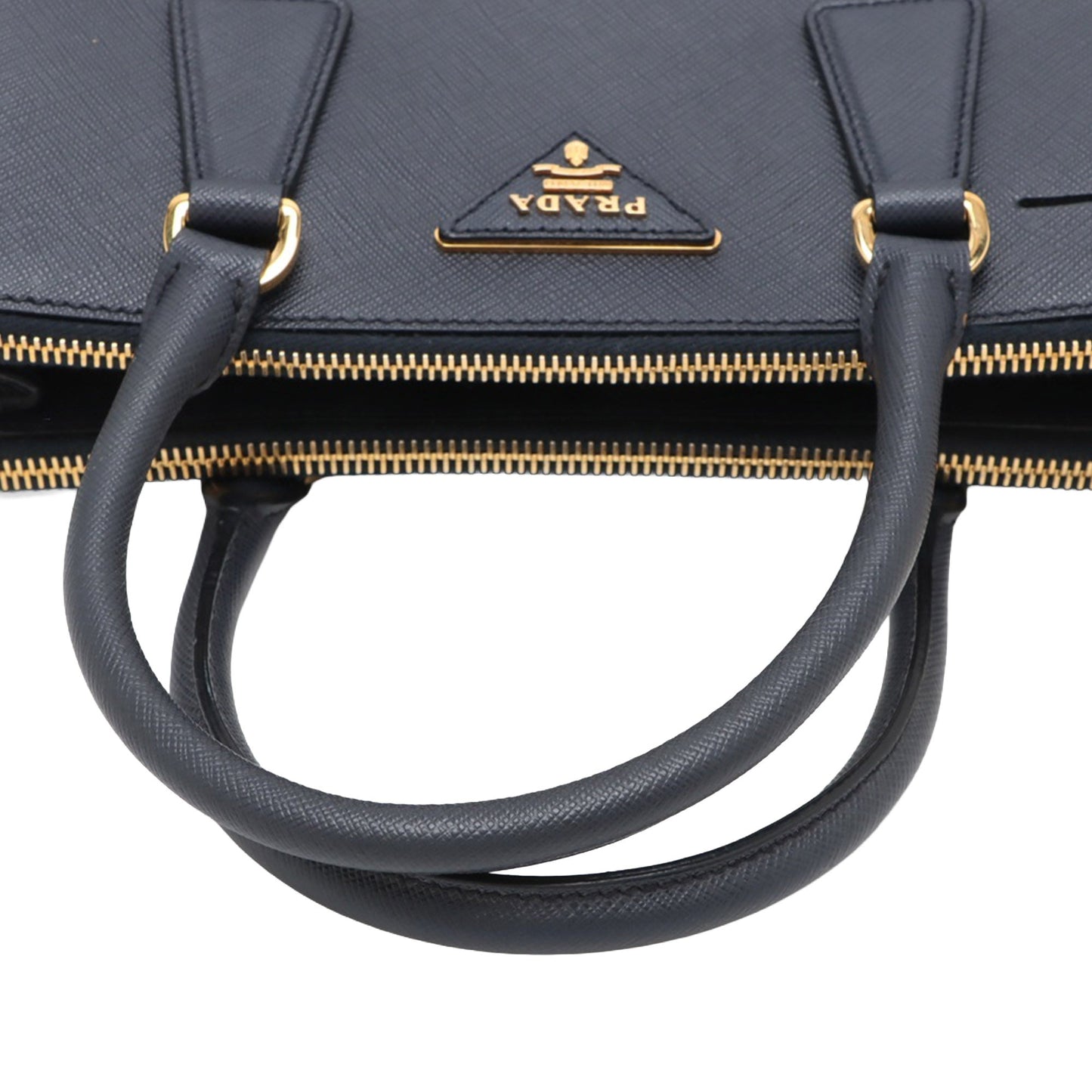 Prada Small Saffiano Lux Galleria Double Zip Satchel