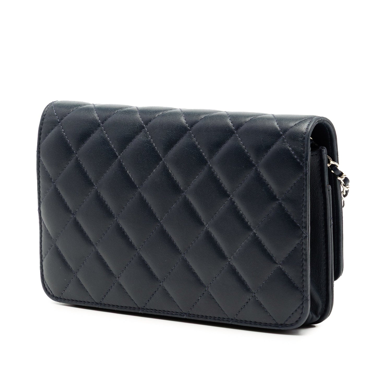Chanel Quilted Lambskin Golden Class Wallet On Chain