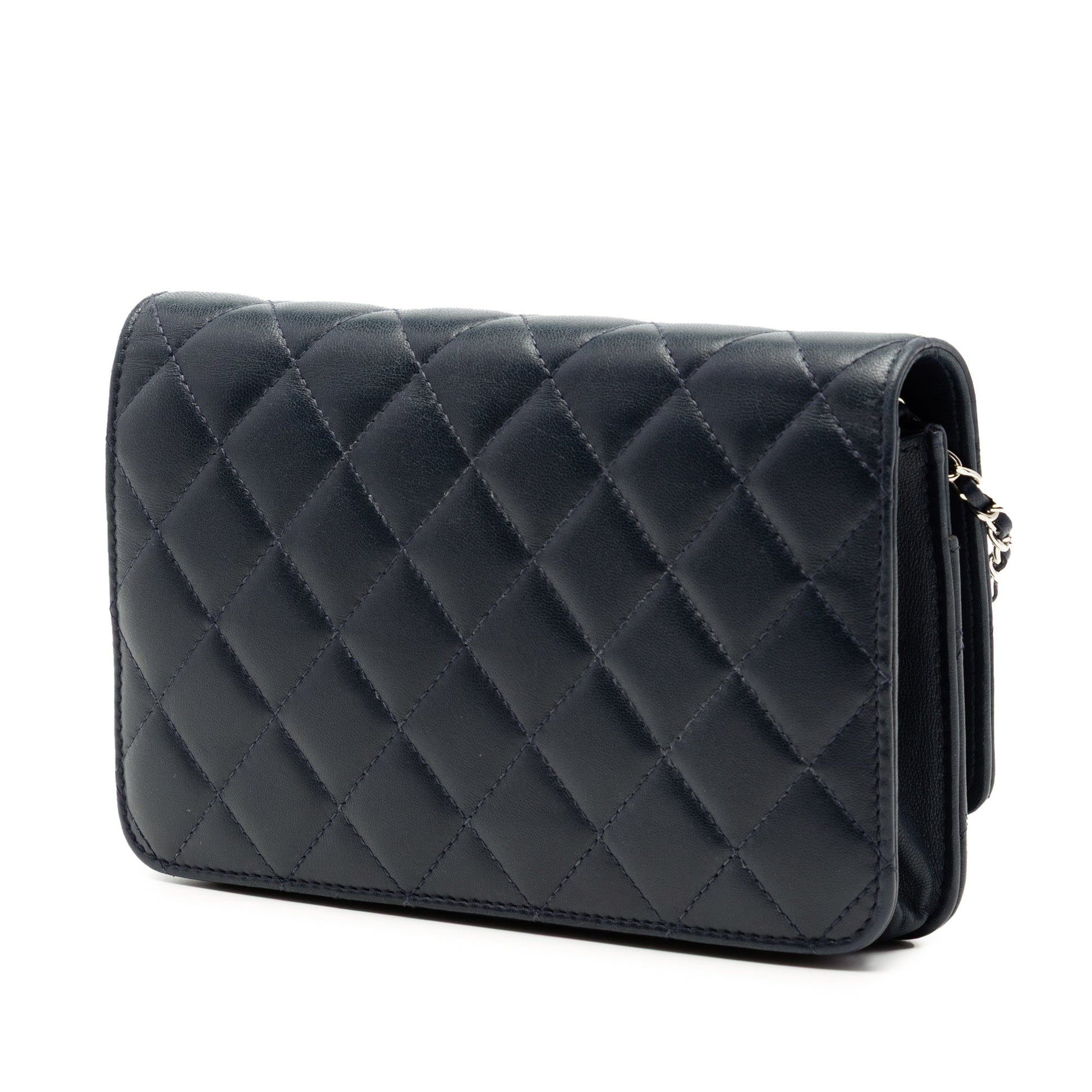 Chanel Quilted Lambskin Golden Class Wallet On Chain