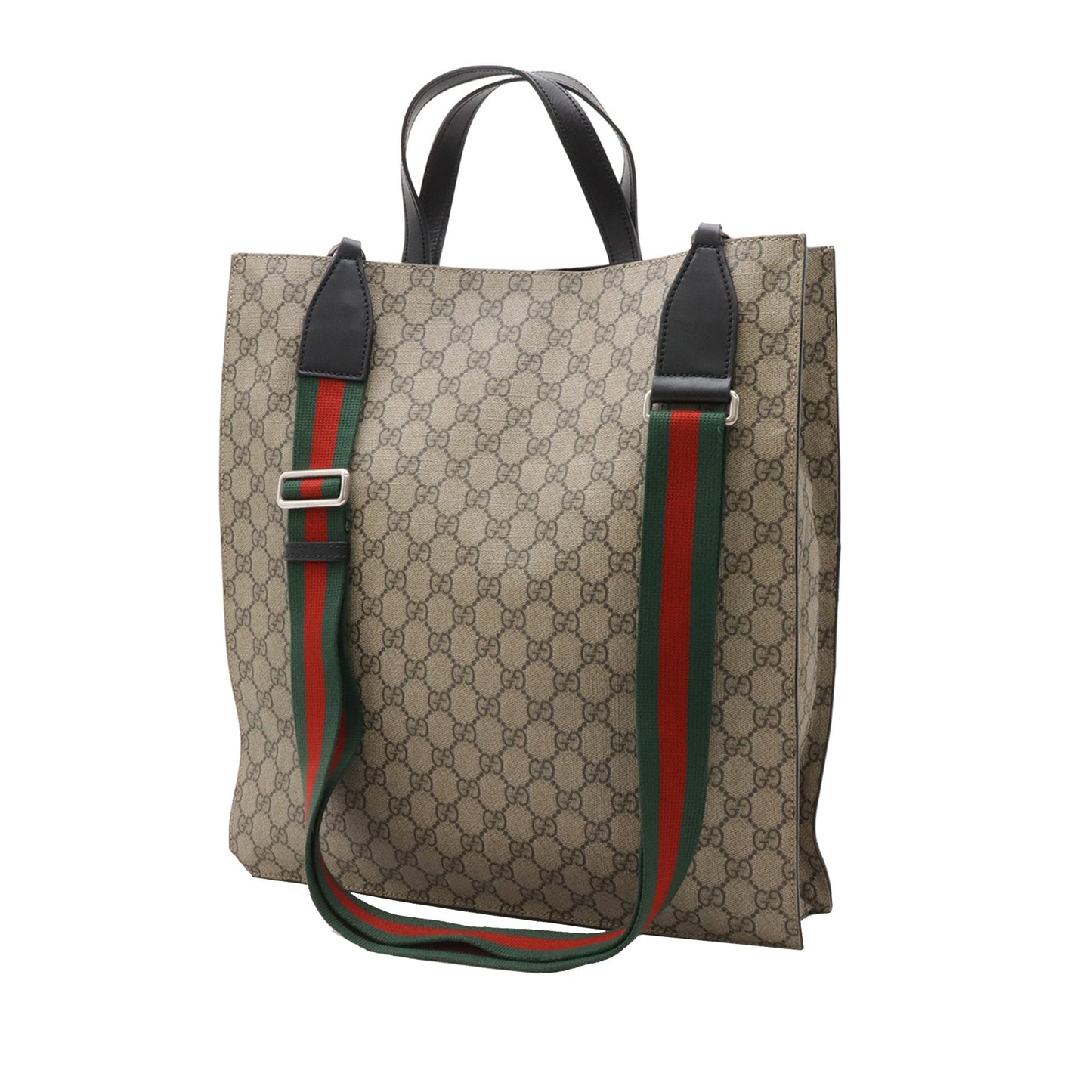 Gucci GG Supreme Web Vertical Satchel