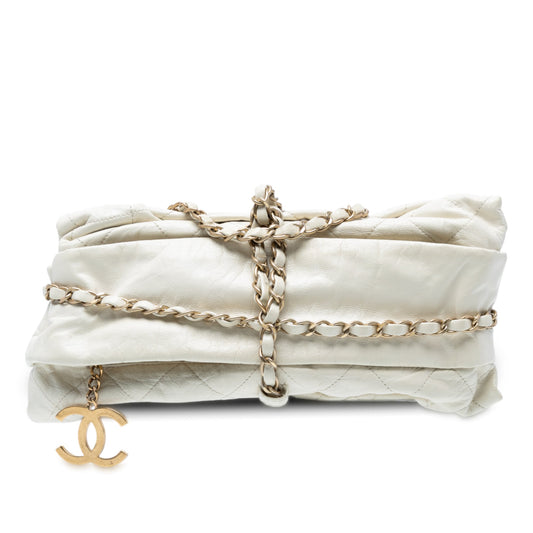 Chanel Quilted Calfskin Midnight Swim Baluchon Bag