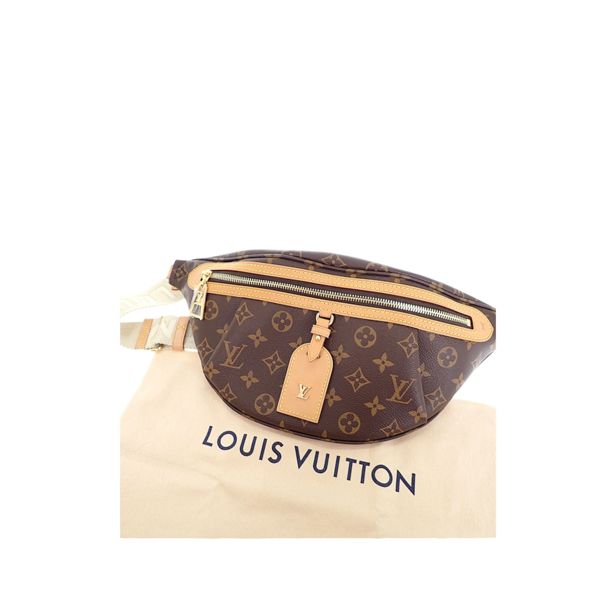 Louis Vuitton Monogram High Rise Bumbag — Brown
