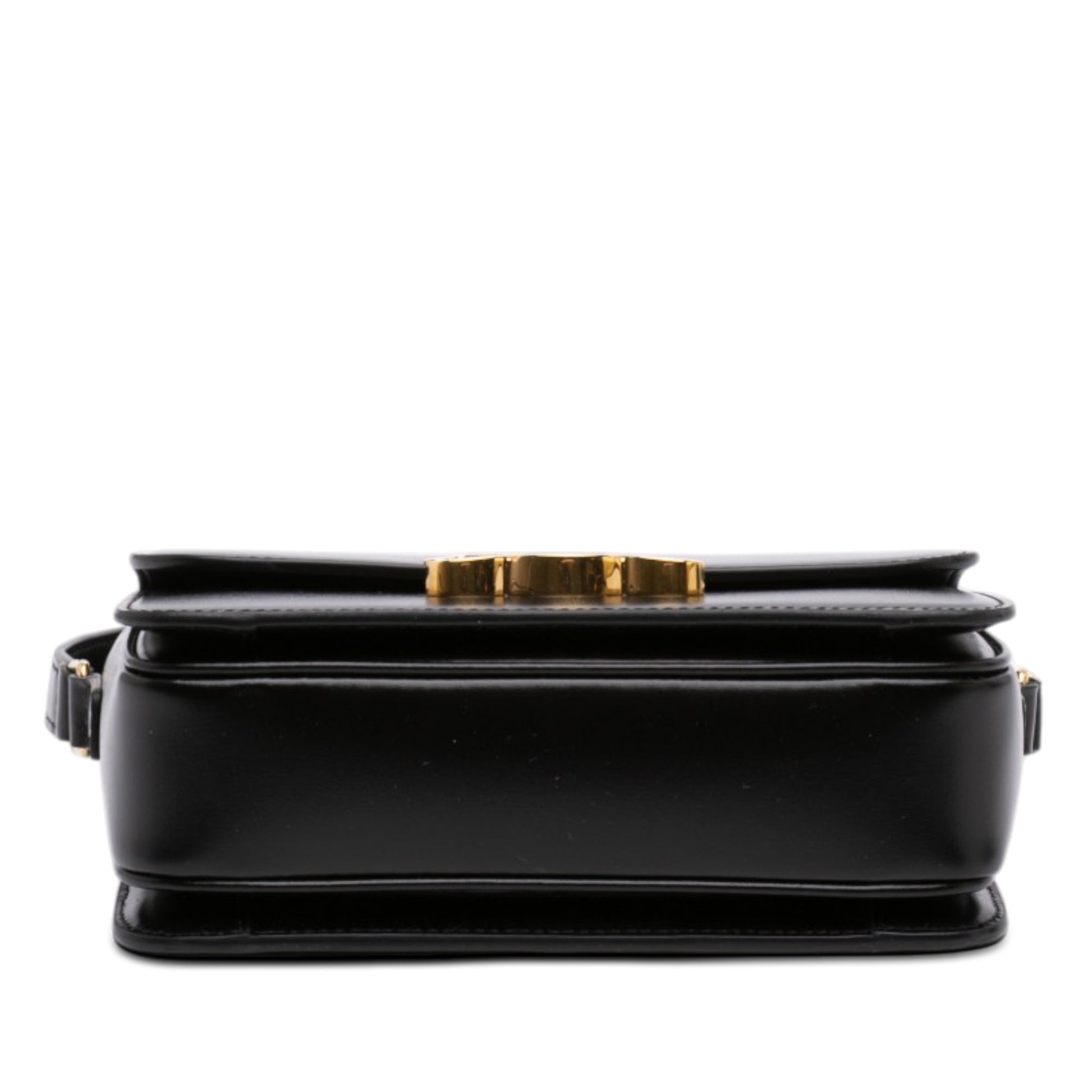 Celine Teen Shiny Calfskin Triomphe Crossbody