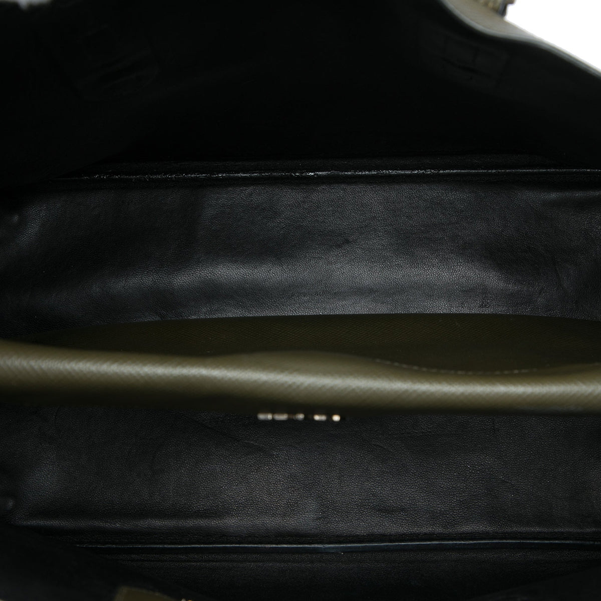 Prada Large Saffiano Cuir Double Handle Satchel — Green