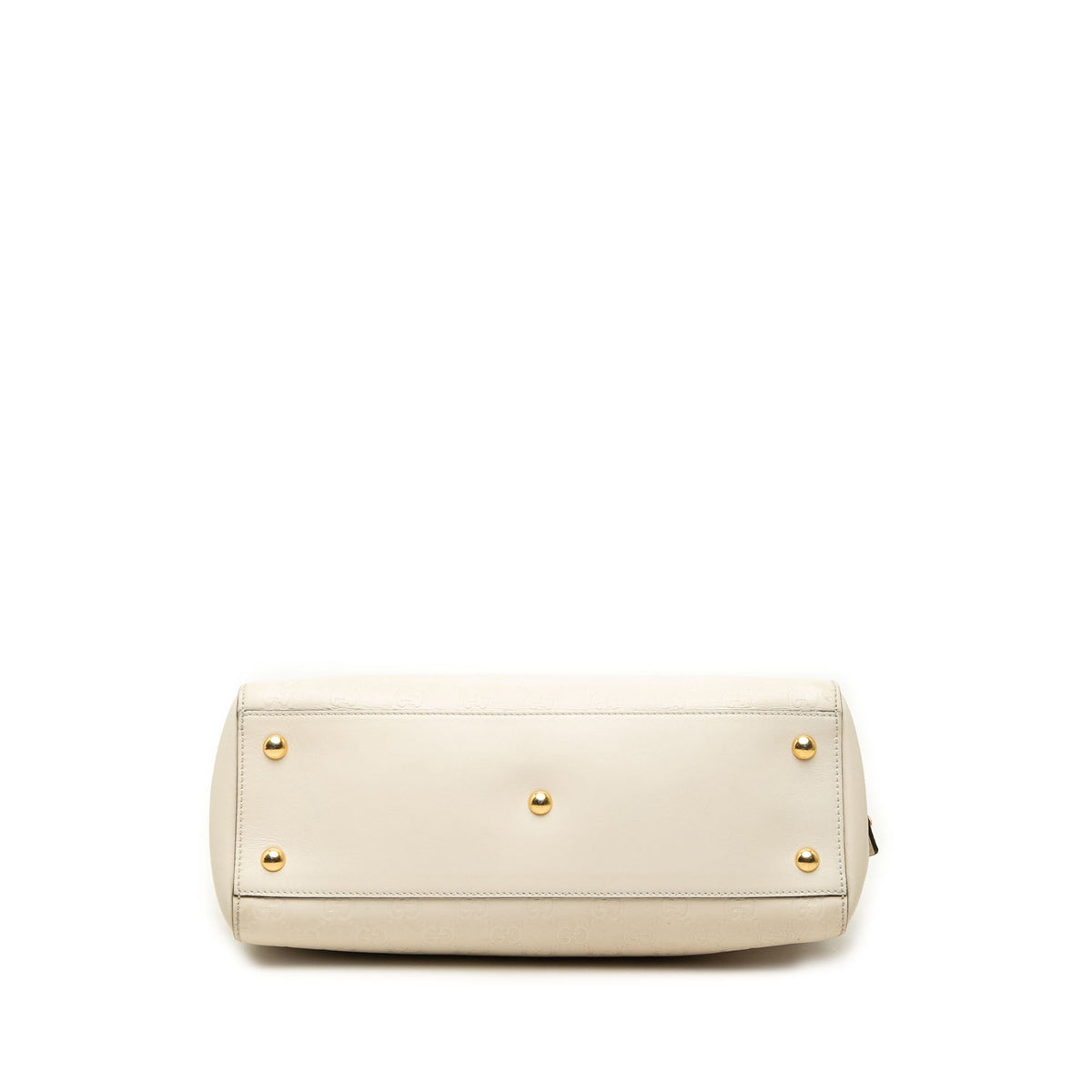 Gucci Medium Guccissima Soft Shoulder Bag — White
